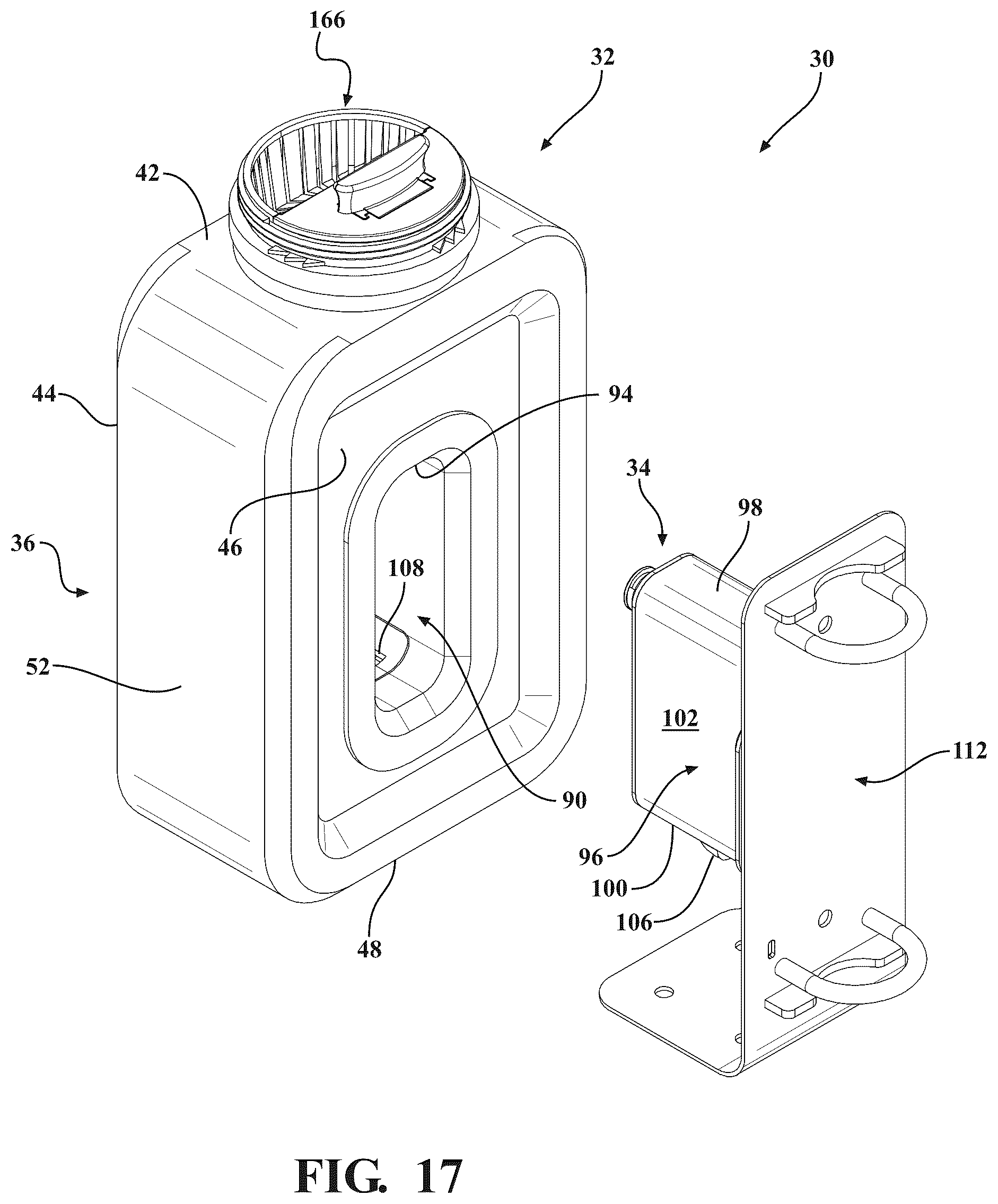 Patent US12318823 Figure 17 – Waste receiver for receiving a pharmaceutical waste material