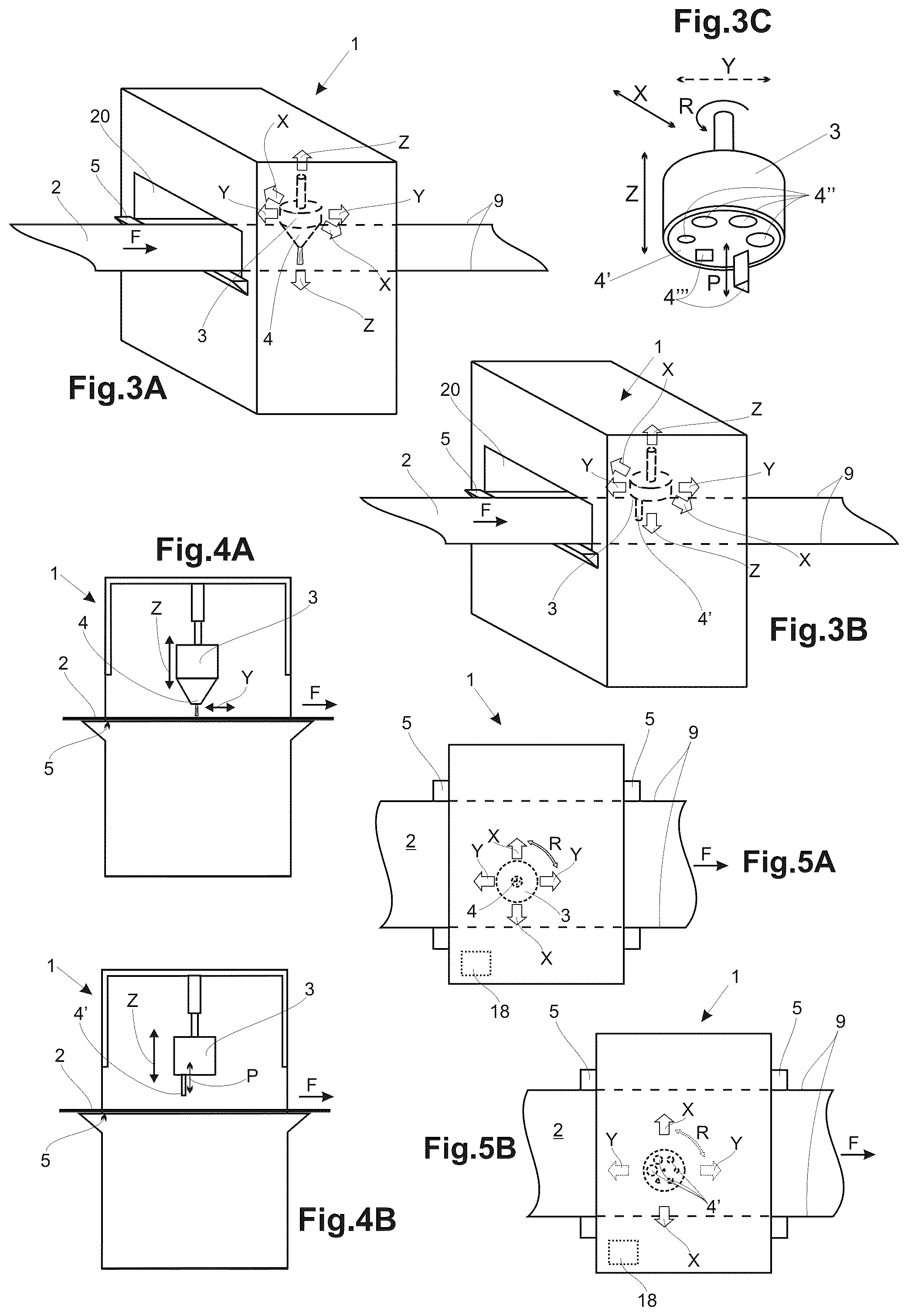 Patent US12318829 Figure 2 – Air conduit spirally wound and provided with a plurality of holes, related manufacturing machine and method and related strip