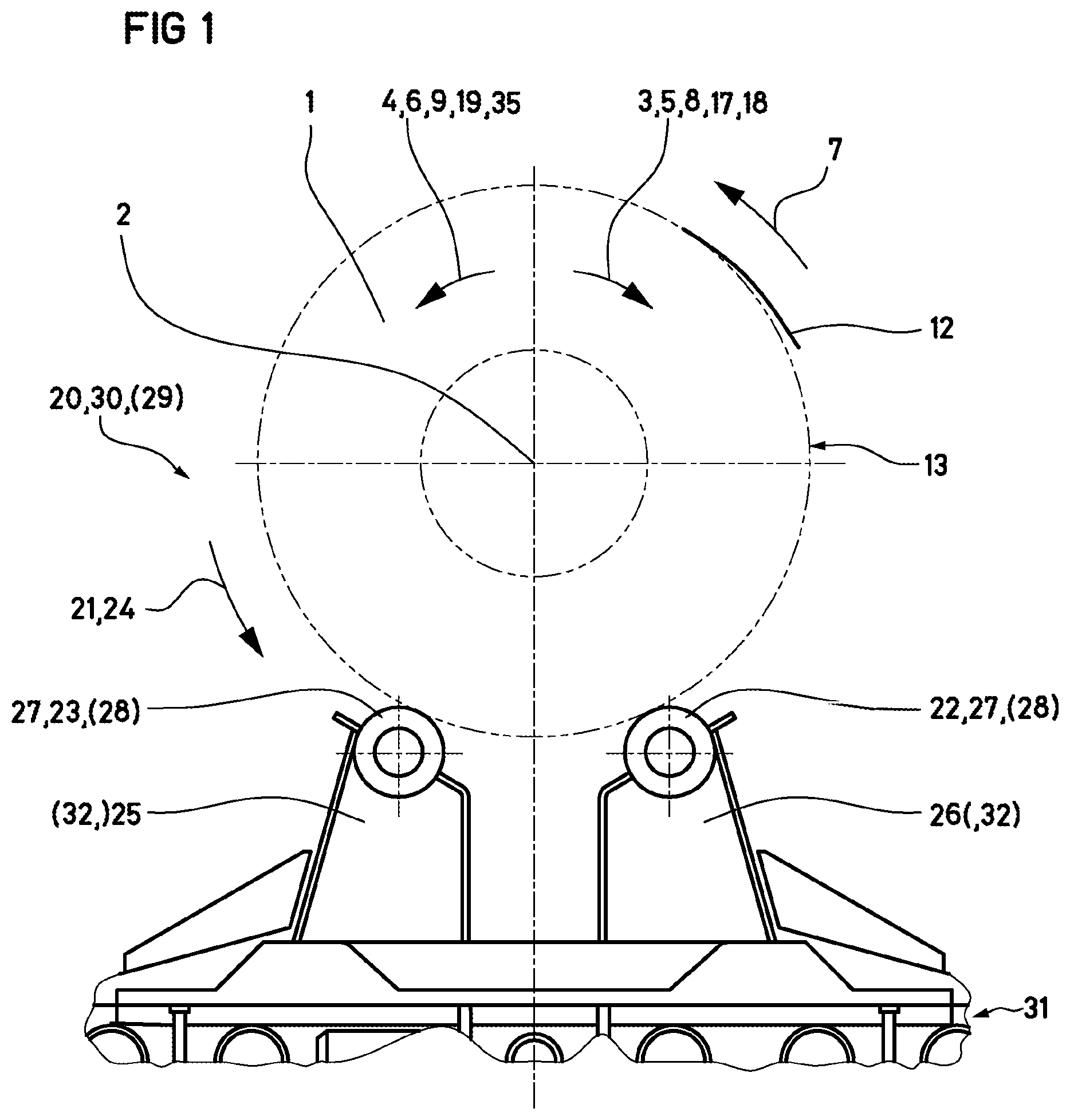Patent US12318834 Figure 1 – Method for preventing shape changes in metal coils, in particualr for preventing a collapsing of newly wound hot coils