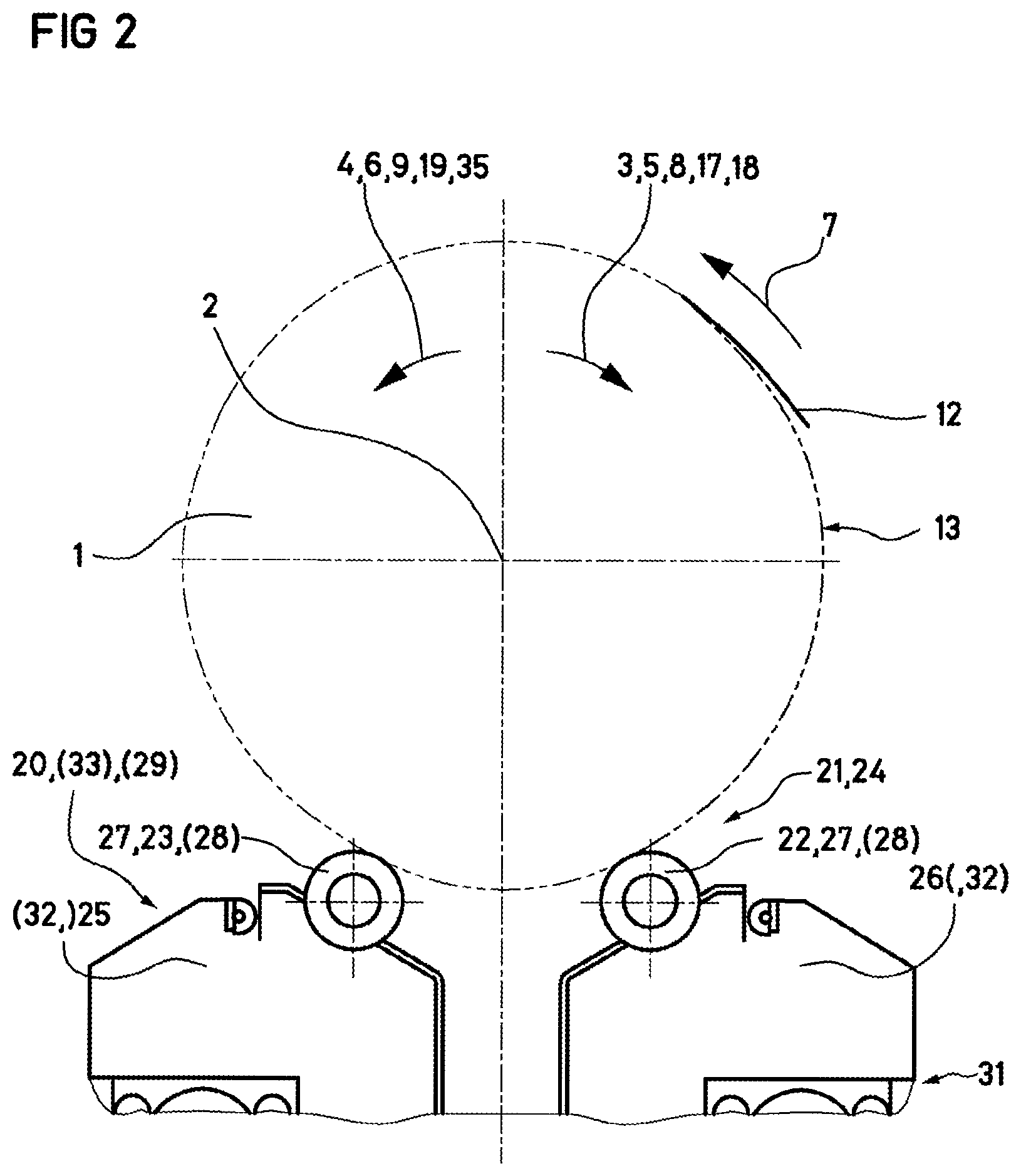 Patent US12318834 Figure 2 – Method for preventing shape changes in metal coils, in particualr for preventing a collapsing of newly wound hot coils
