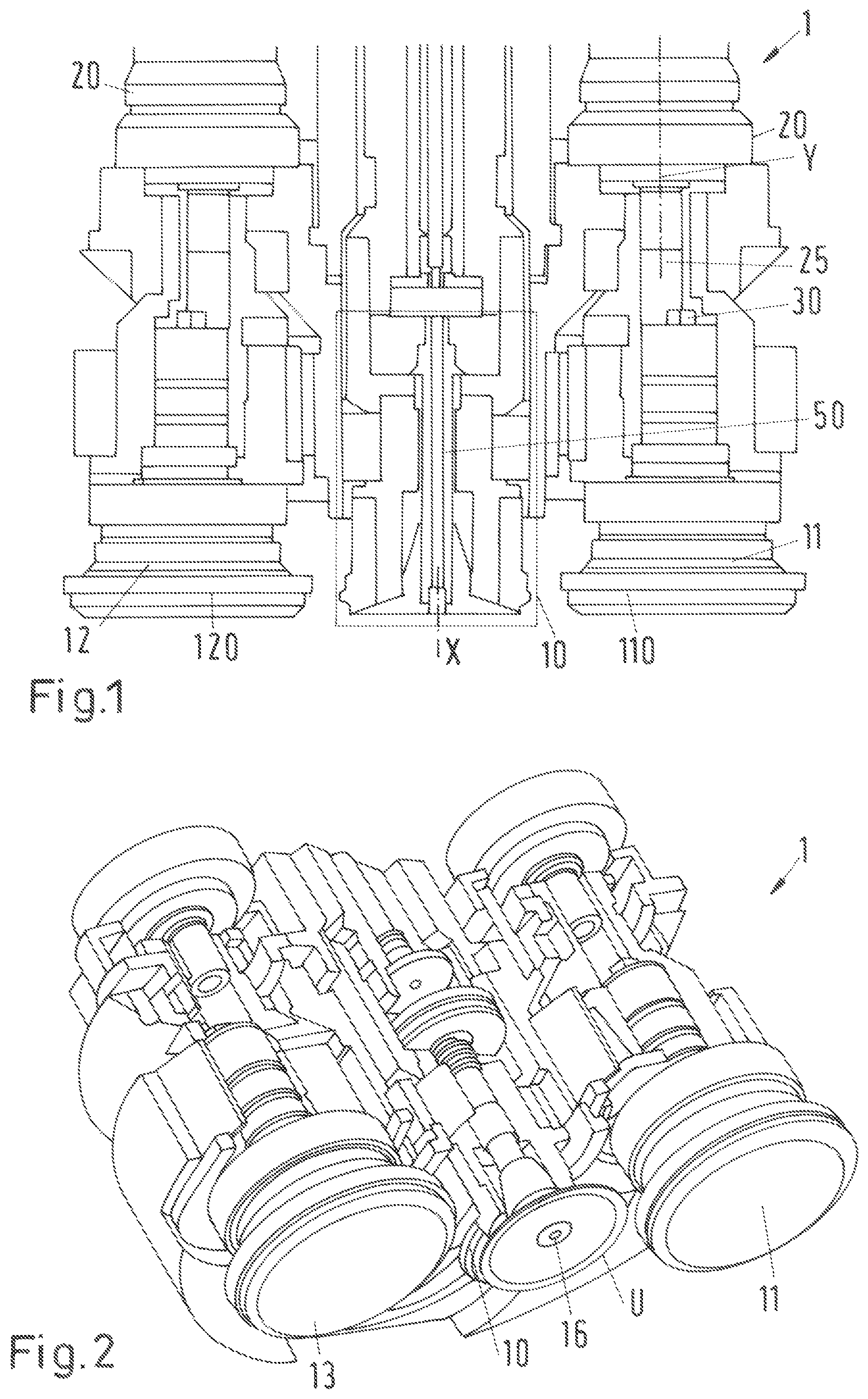 Patent US12318835 — Seaming device for sealing a container — Figure 1