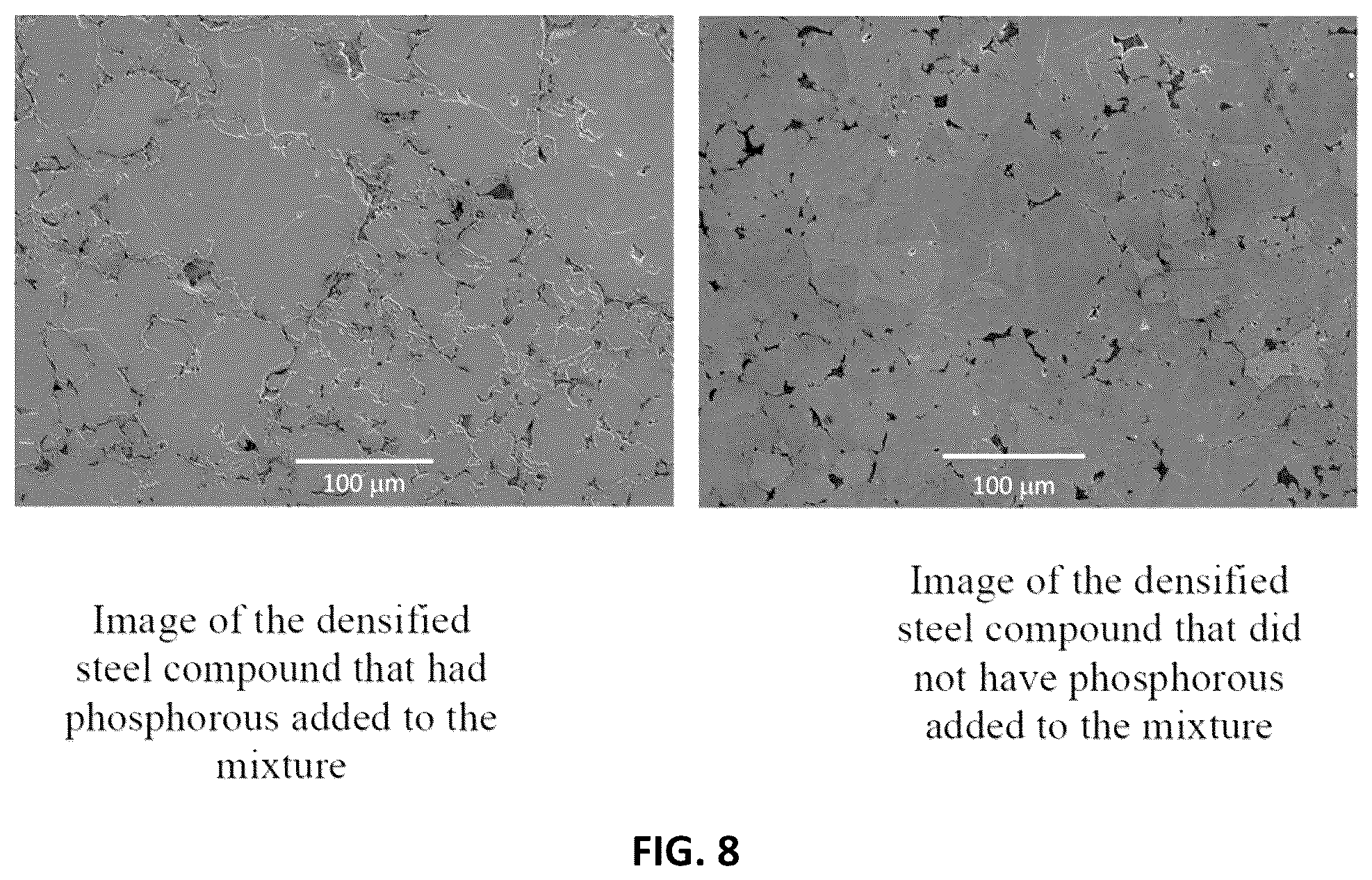 Patent US12318841 Figure 8 – Cold sintering process for densification and sintering of powdered metals
