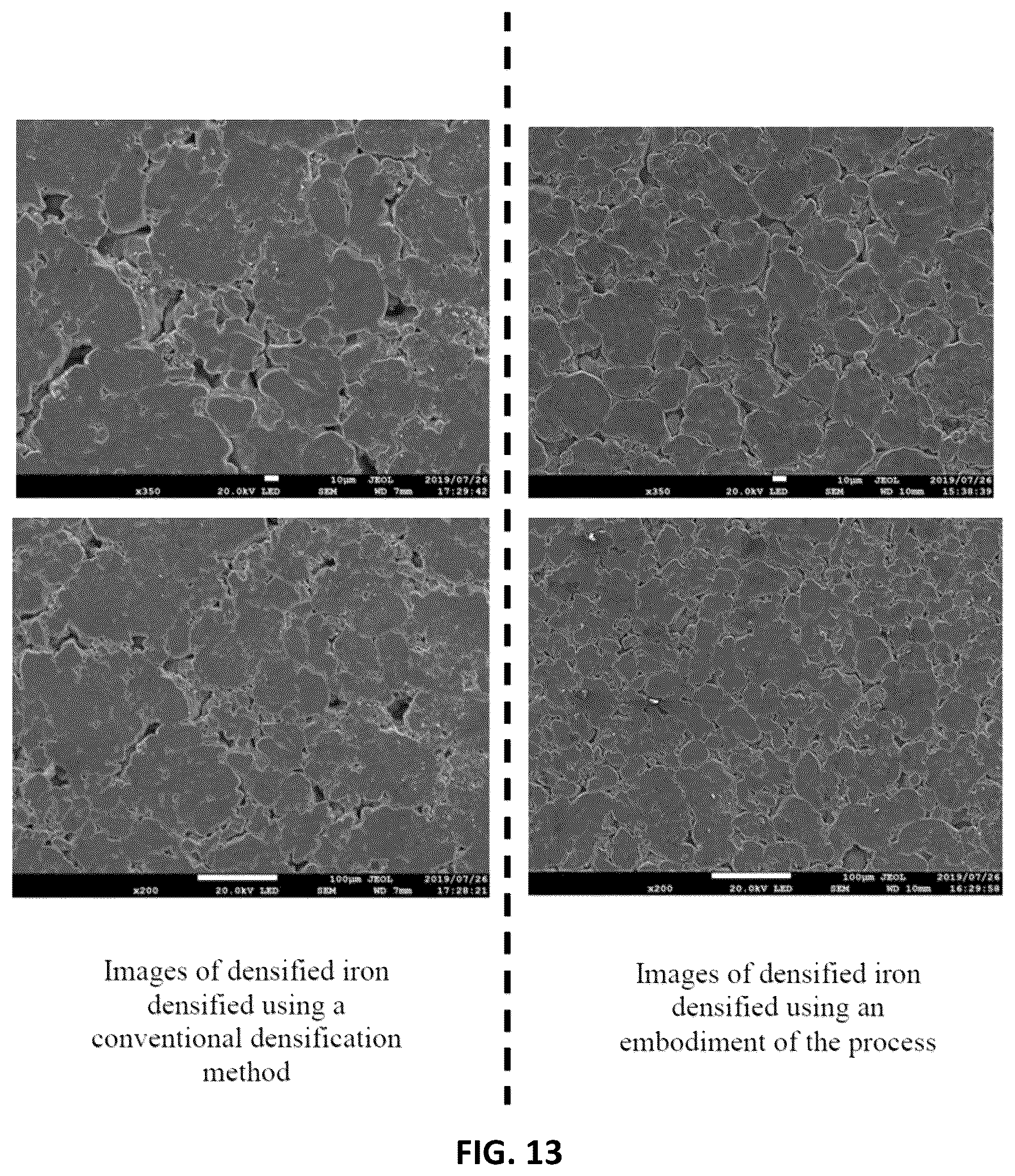 Patent US12318841 Figure 13 – Cold sintering process for densification and sintering of powdered metals