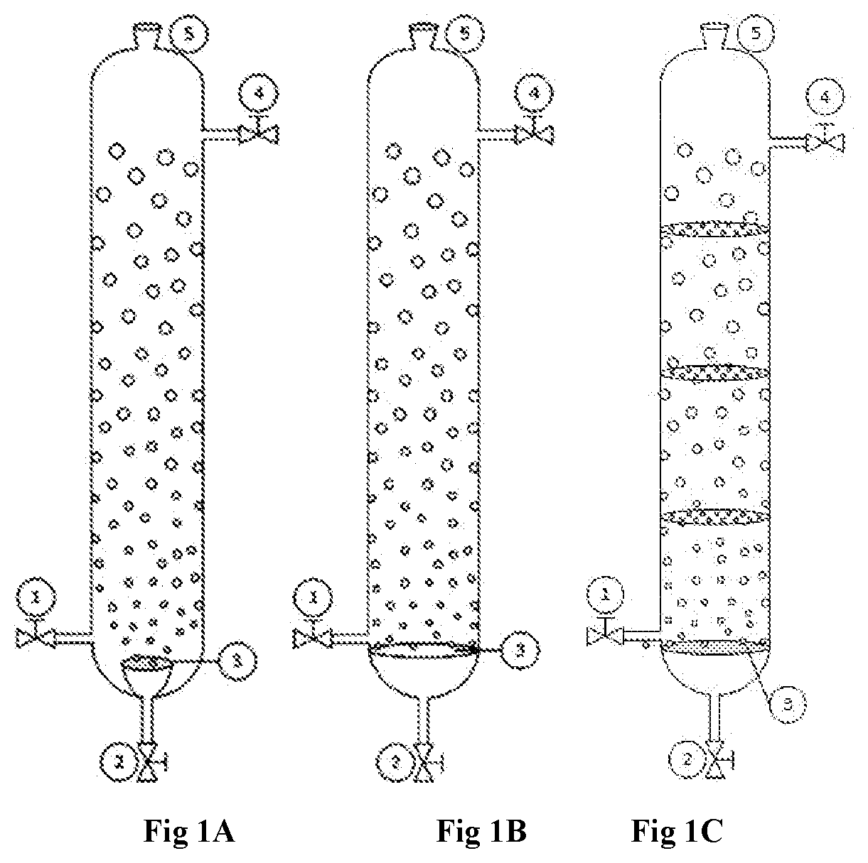 Patent US12318844 Figure 1 – Continuous flow process for the synthesis of metal nanowires using bubble column reactor