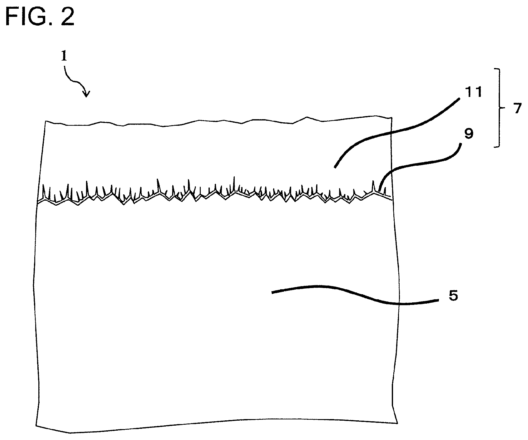 Patent US12318845 Figure 2 – Coated tool and cutting tool including the same