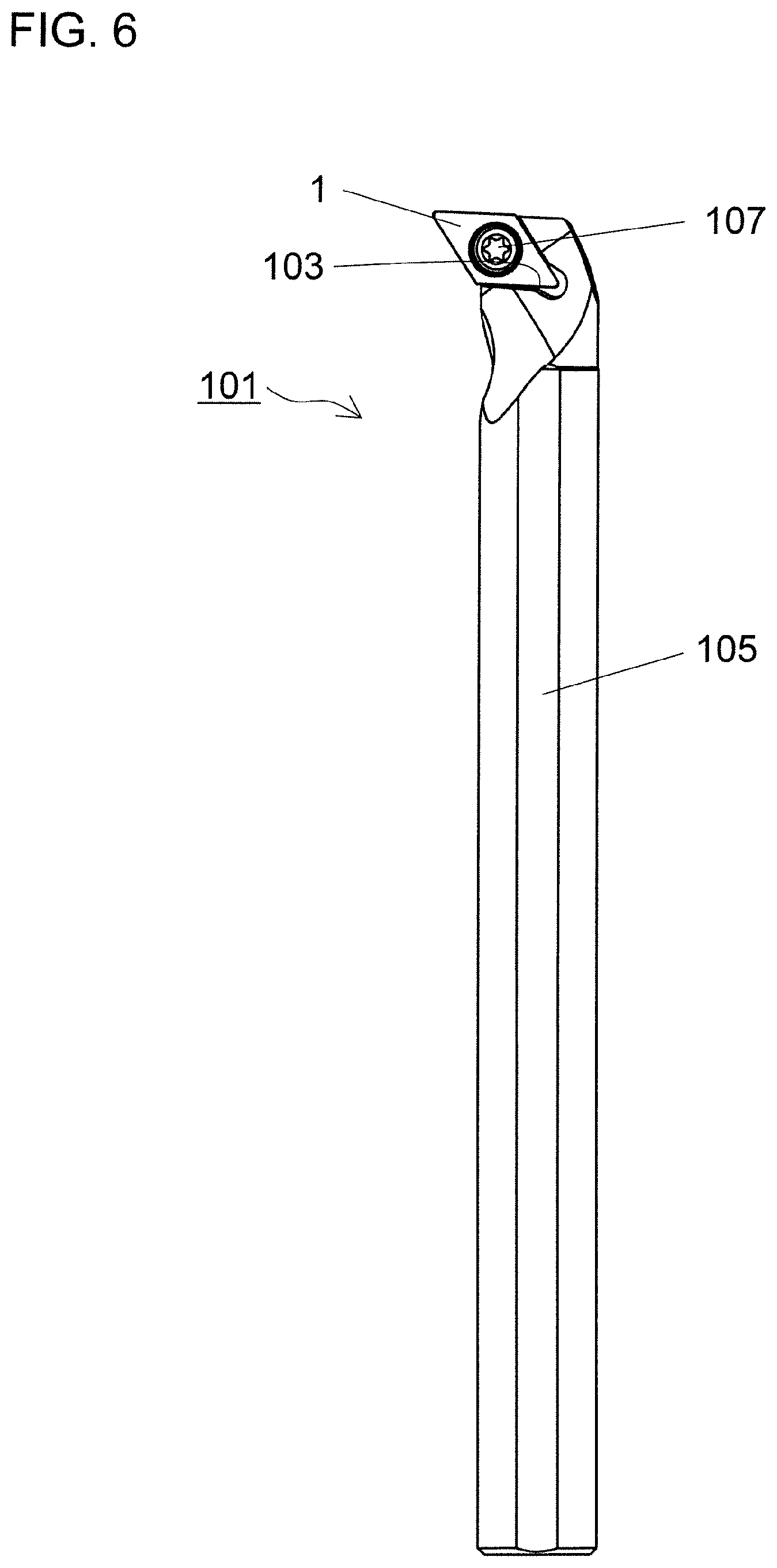 Patent US12318845 Figure 6 – Coated tool and cutting tool including the same