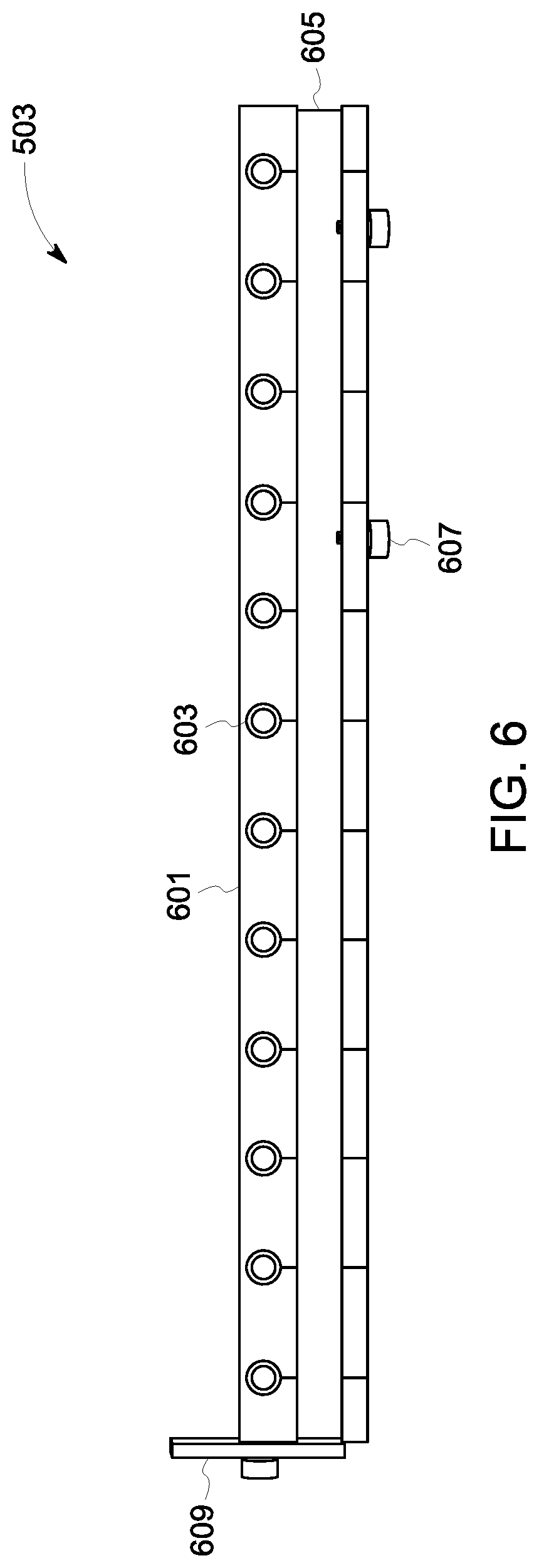 Patent US12318849 Figure 6 – Adjustable drill jig system and method of use