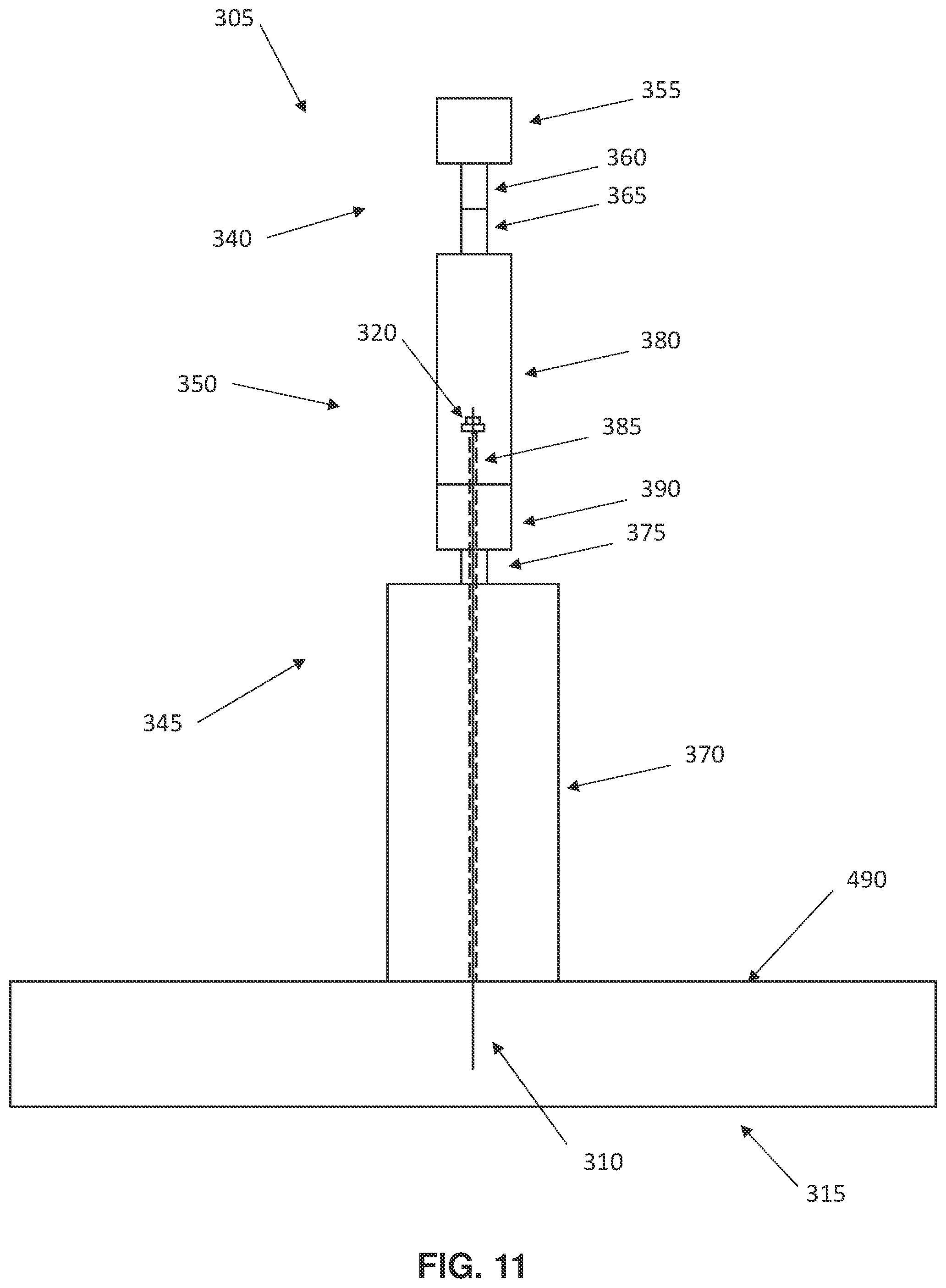 Patent US12318850 Figure 8 – Method for removing a portion of a structure