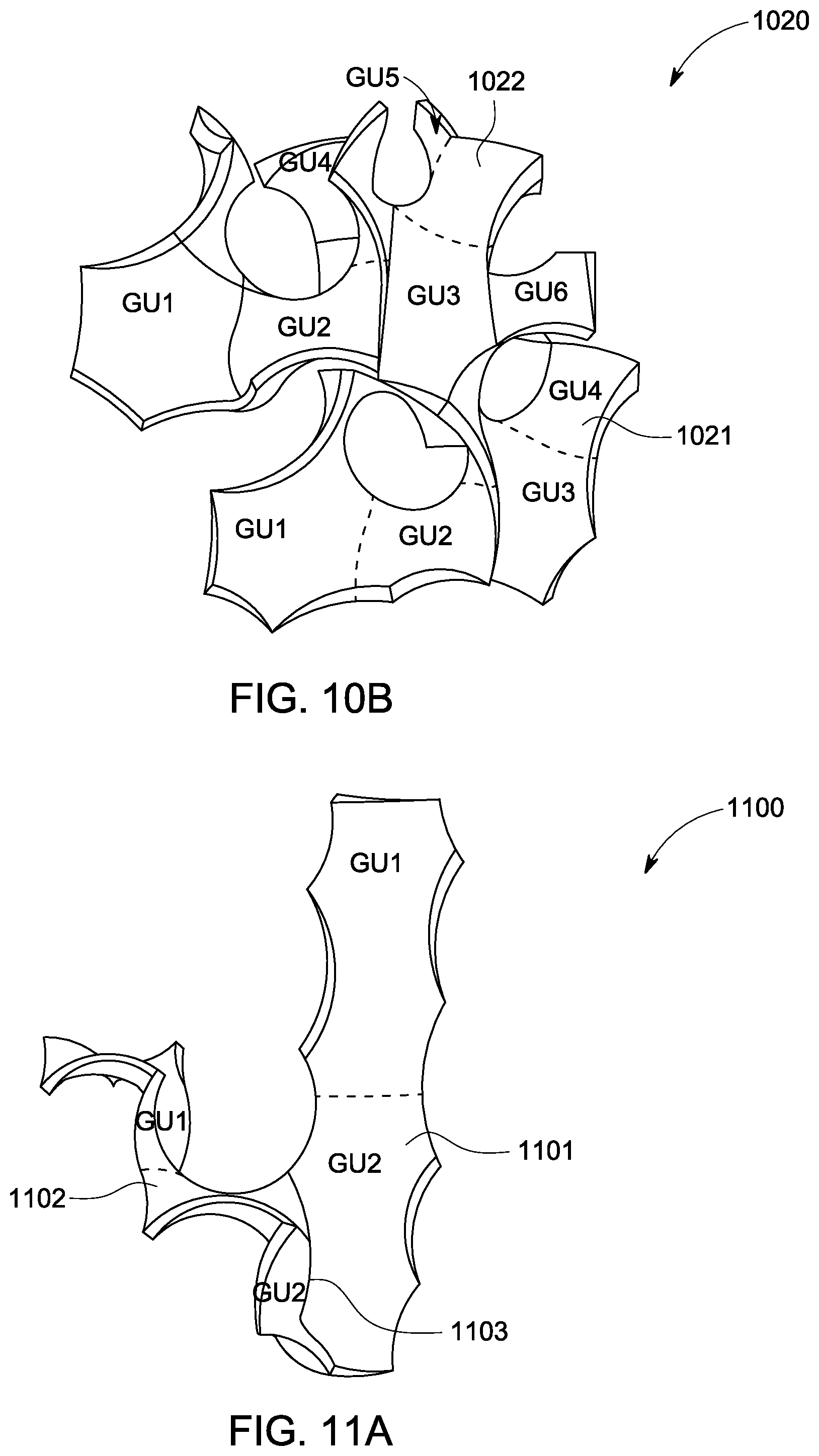 Patent US12318851 Figure 10 – Subtractive manufacturing of gyroid structures