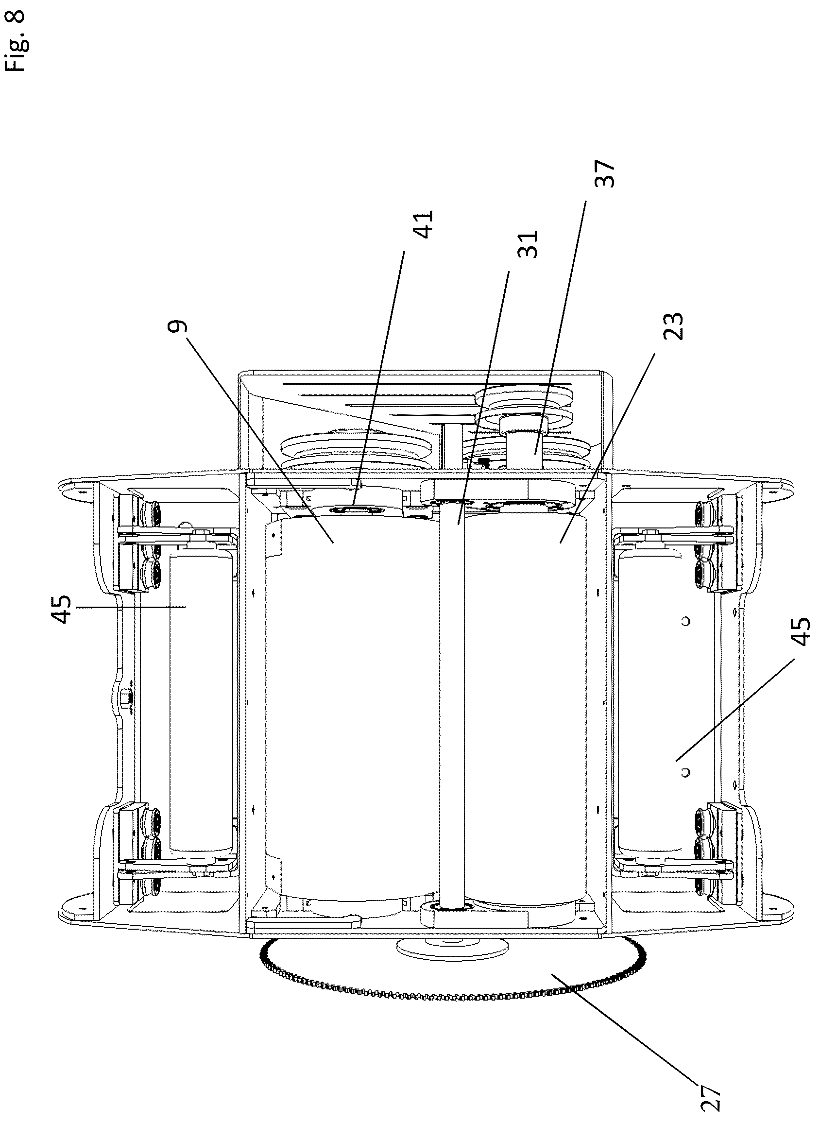 Patent US12318852 Figure 8 – Flattening and resurfacing mill