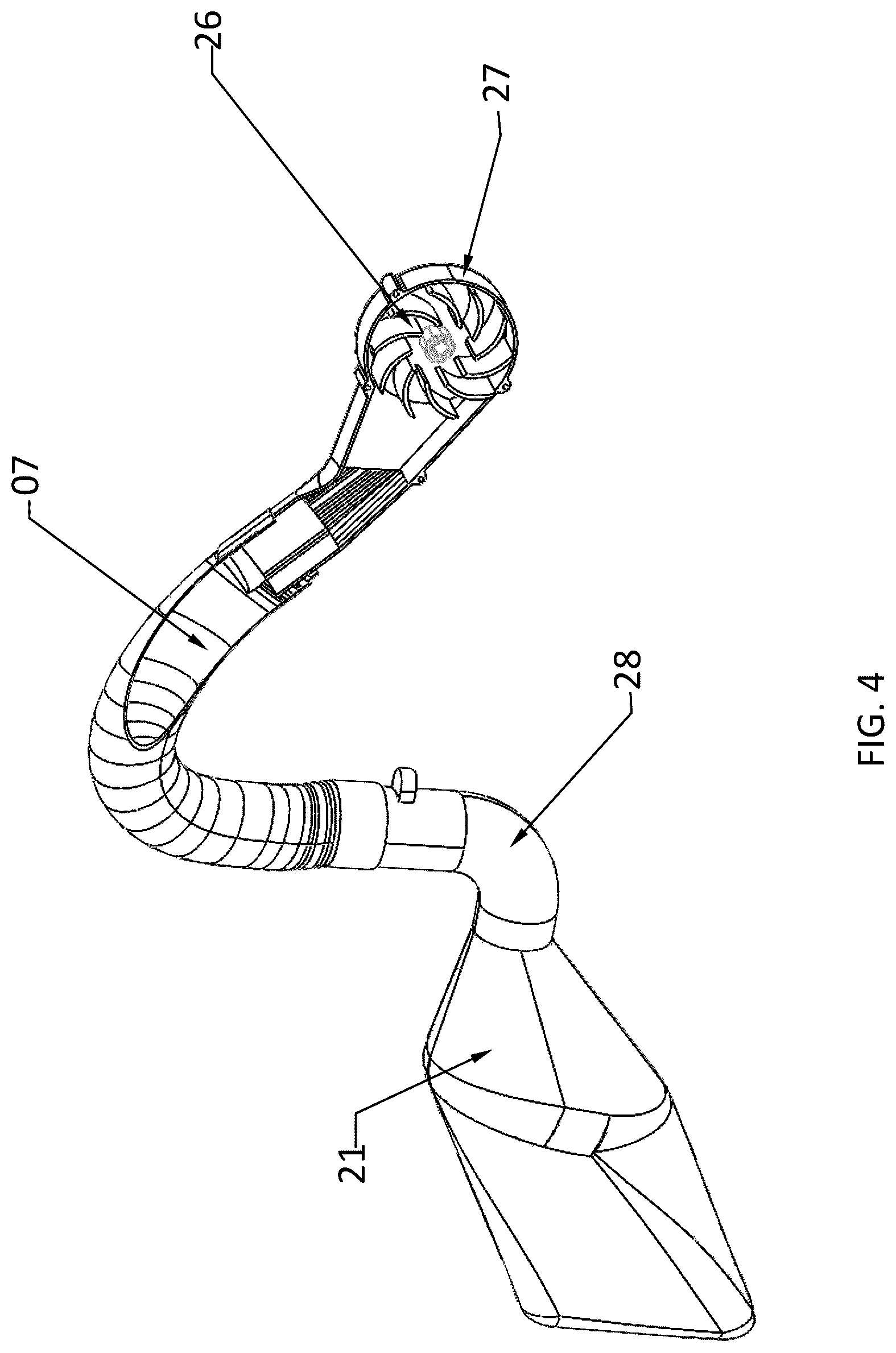 Patent US12318853 Figure 4 – Dustless miter saw