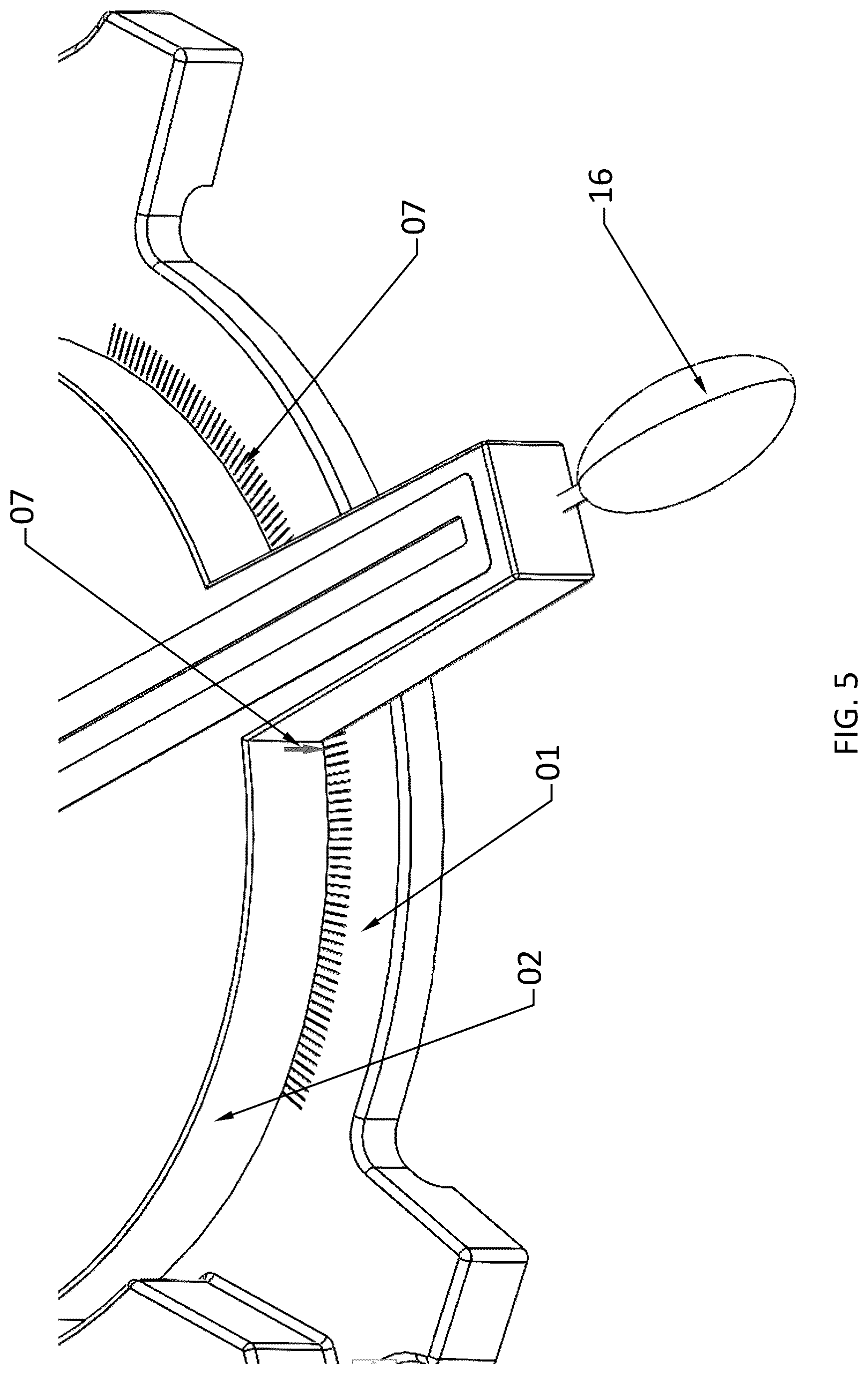 Patent US12318853 Figure 5 – Dustless miter saw