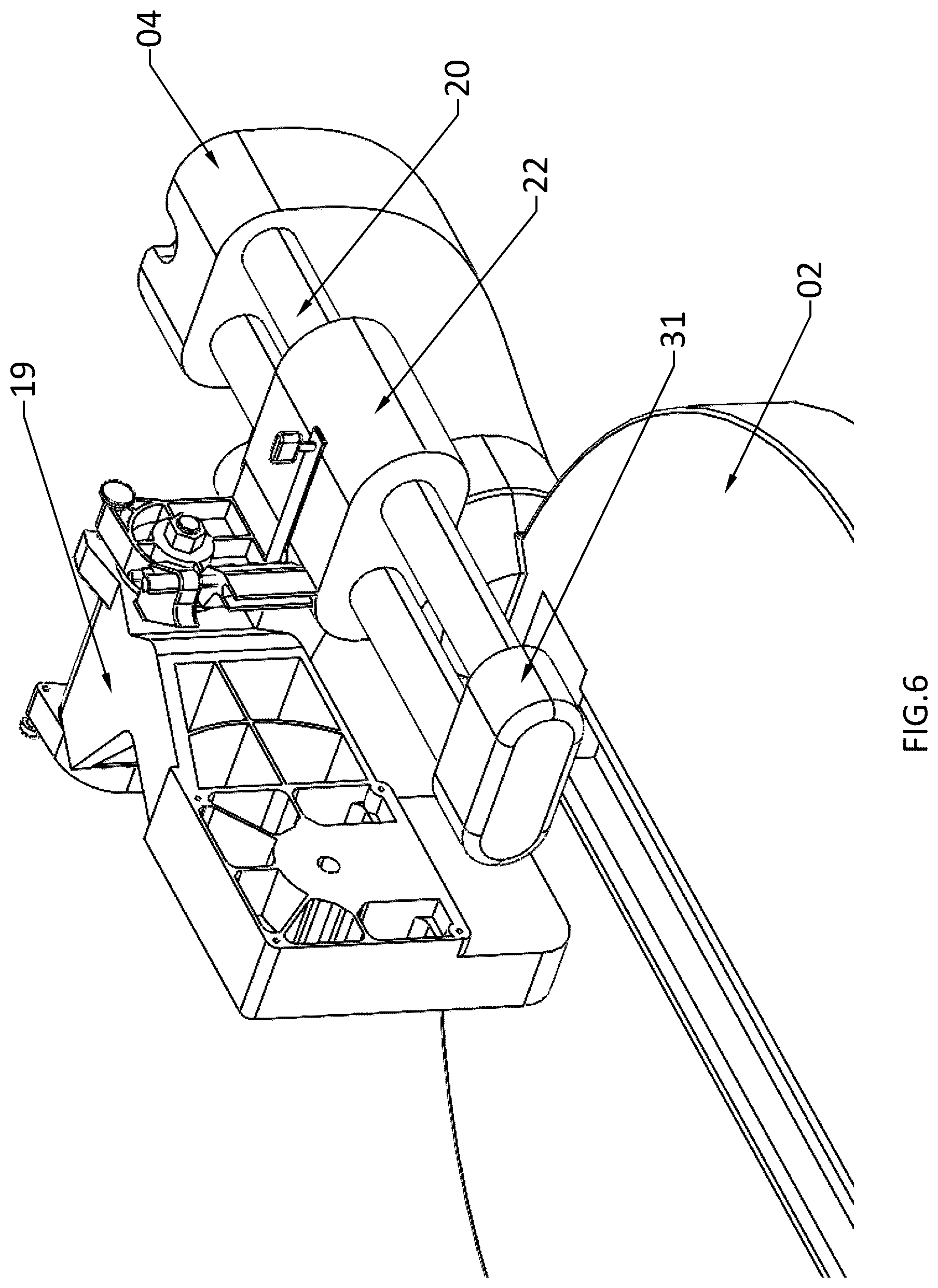 Patent US12318853 Figure 6 – Dustless miter saw