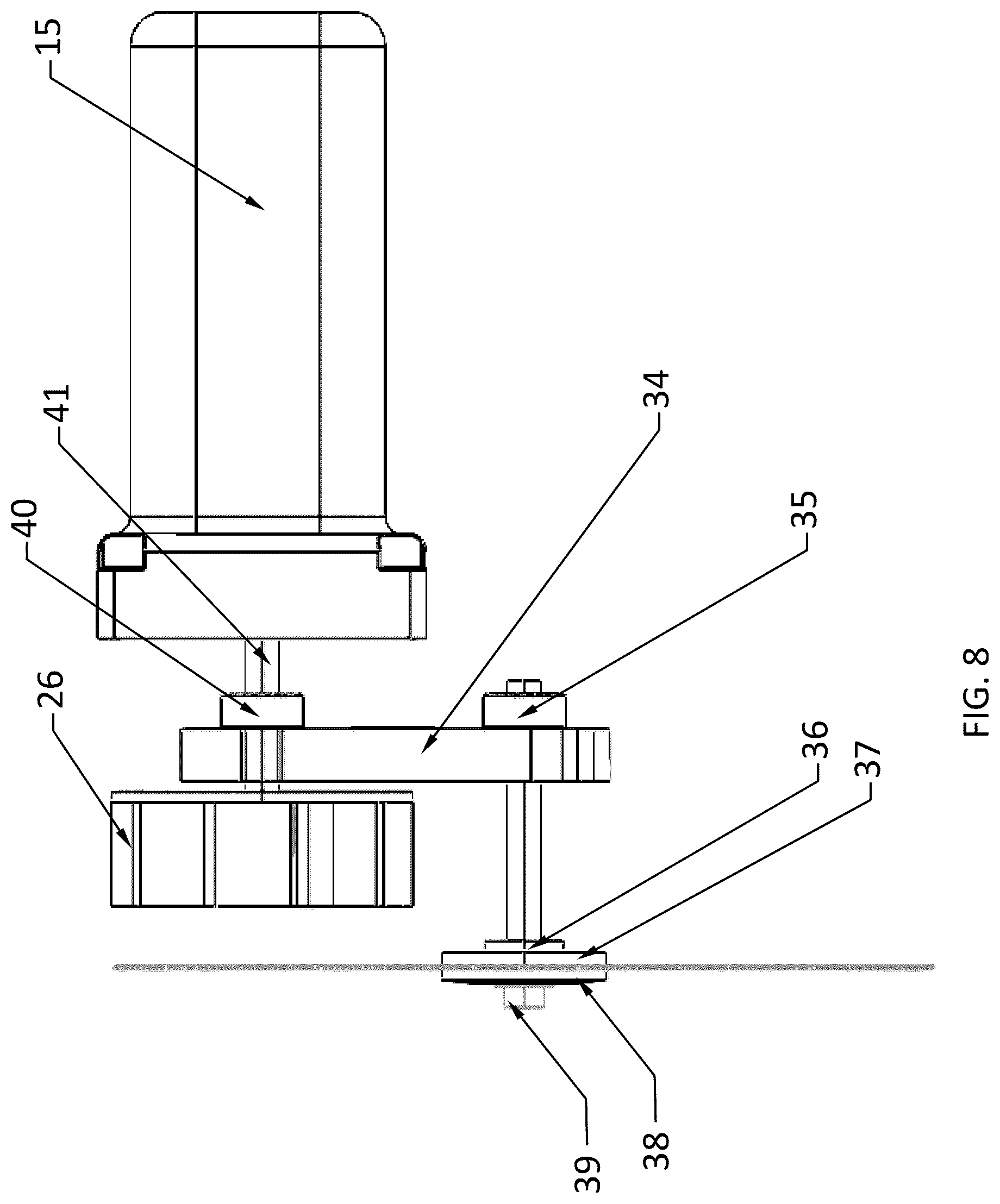 Patent US12318853 Figure 8 – Dustless miter saw