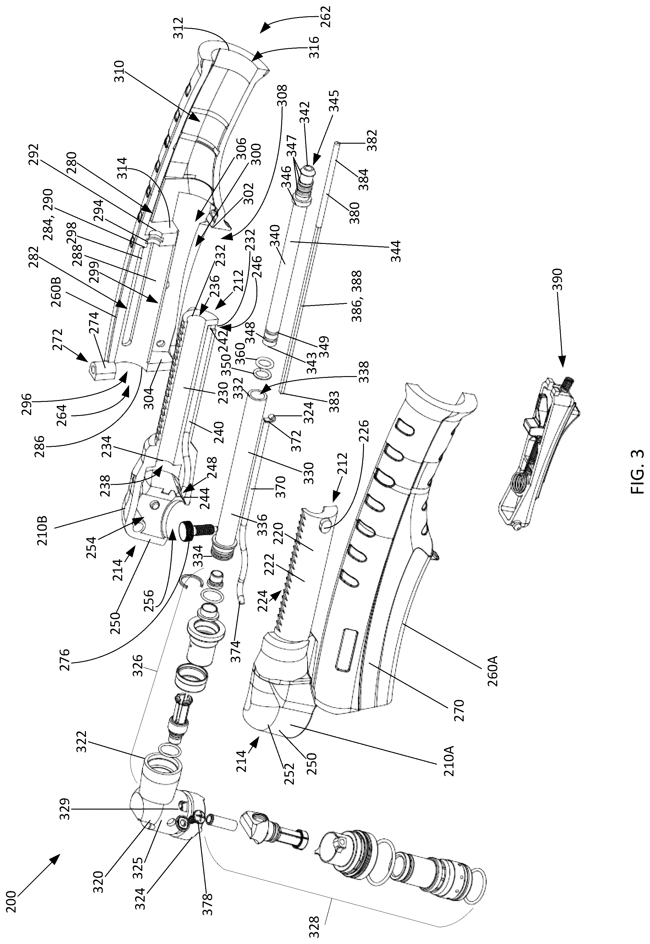 Patent US12318856 Figure 5 – Telescoping torch