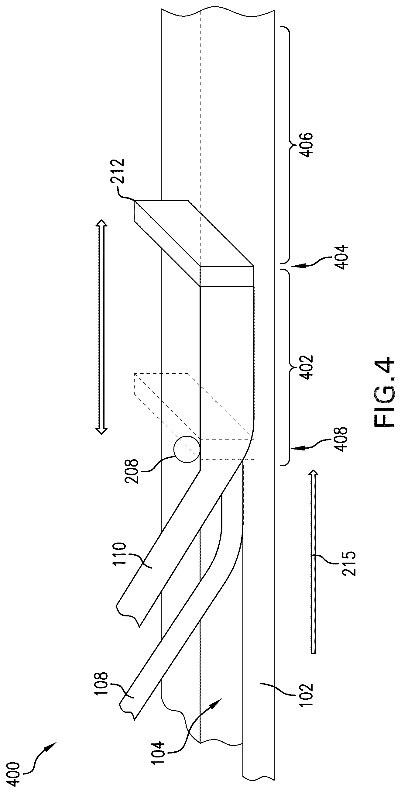 Patent US12318859 Figure 4 – Method for mechanically mounting and protecting extended length optical fiber