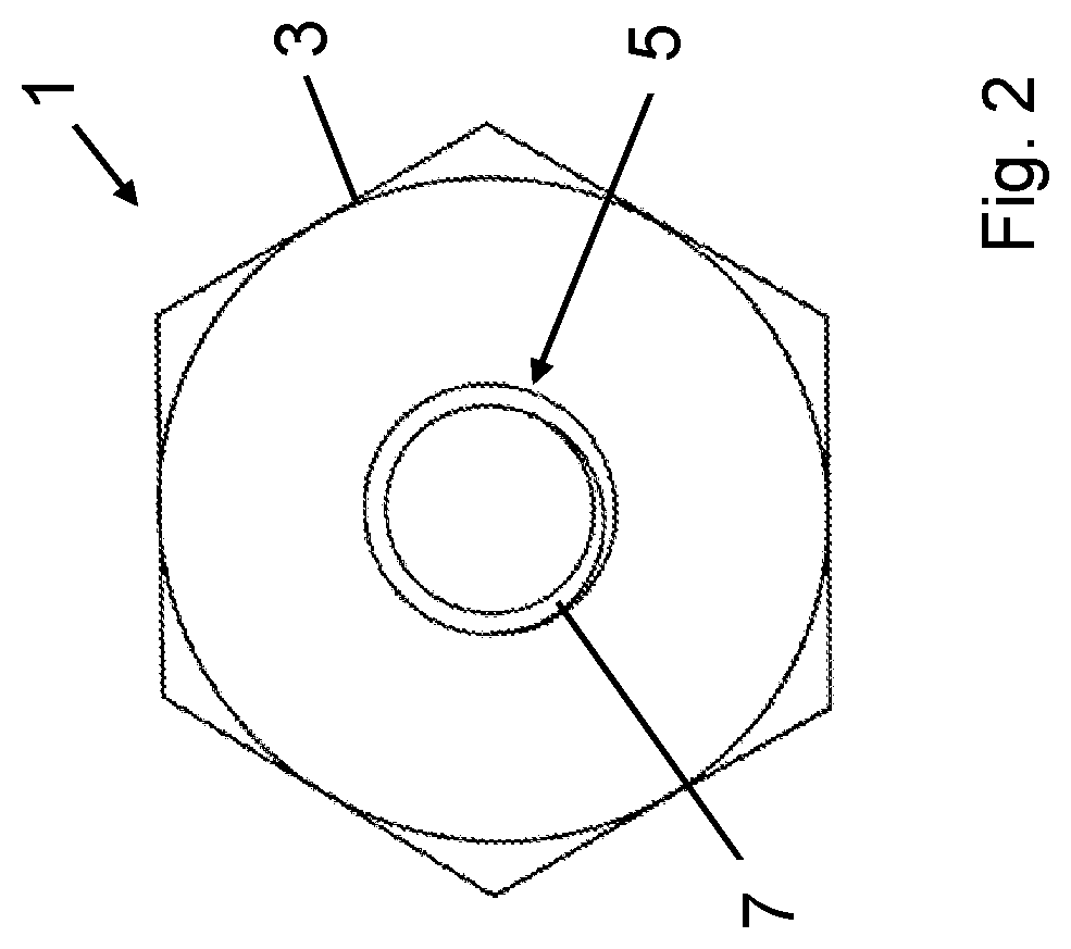 Patent US12318862 Figure 2 – Fastening element for friction welding and method for friction welding a fastening element onto a planar workpiece