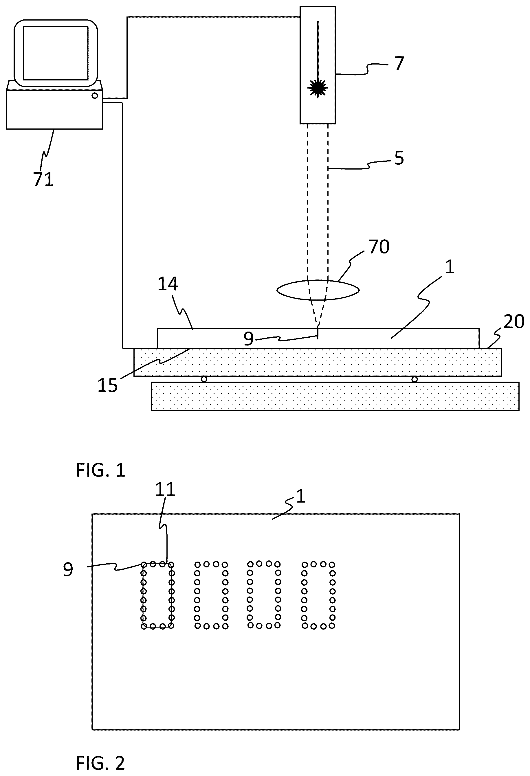 Patent US12318869 Figure 1 – Method of structuring a glass element and structured glass element produced thereby