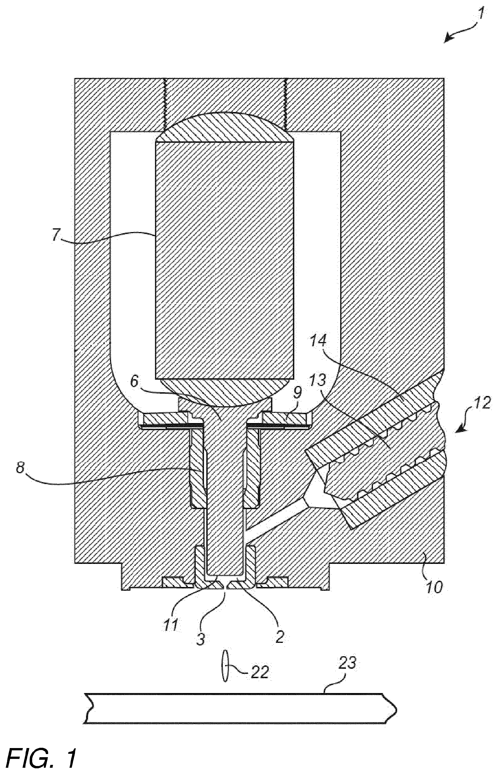 Patent US12318871 Figure 1 – Method for controlling an ejector, and related system