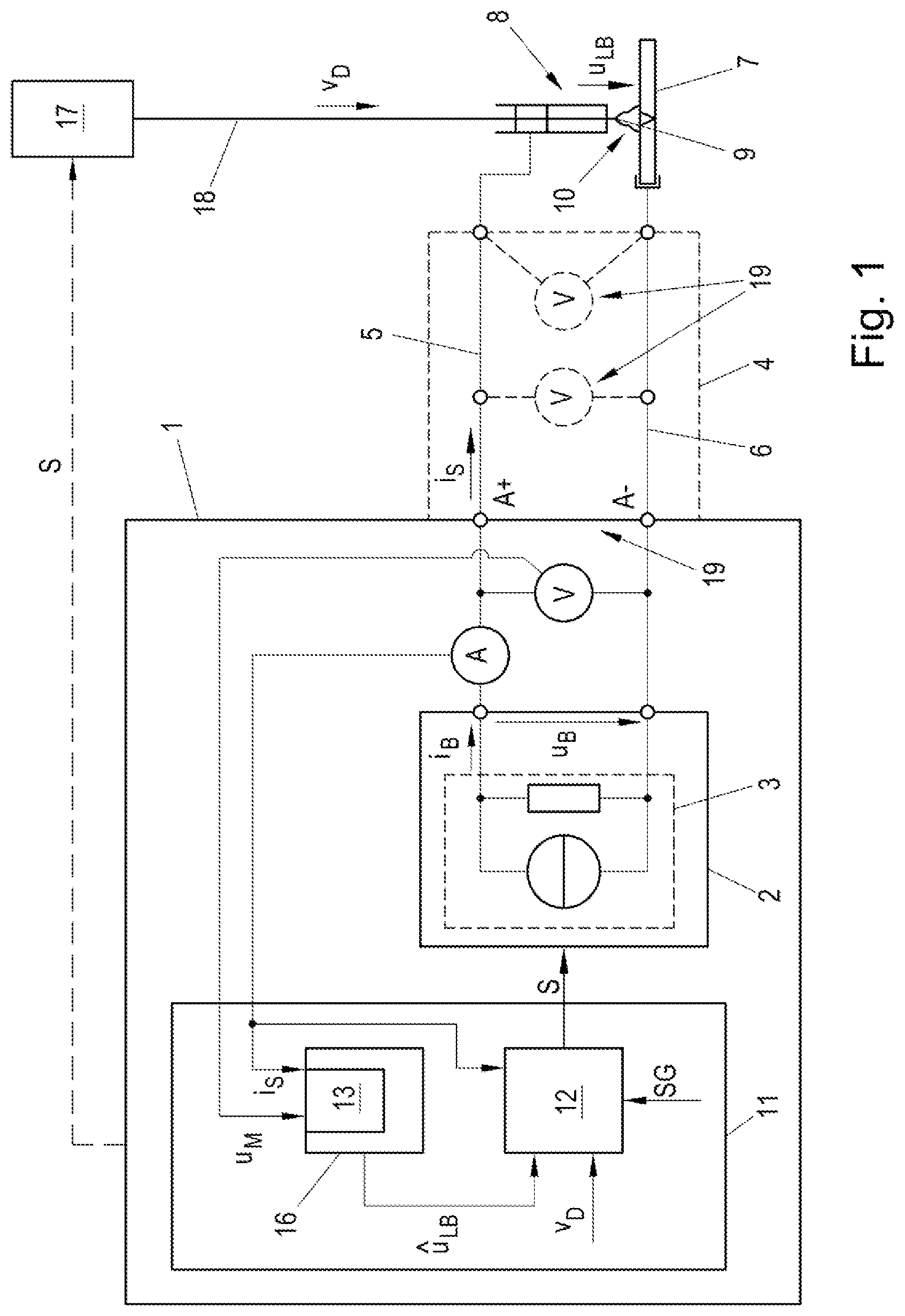 Patent US12318875 Figure 1 – Method for determining an estimated value of an arc voltage