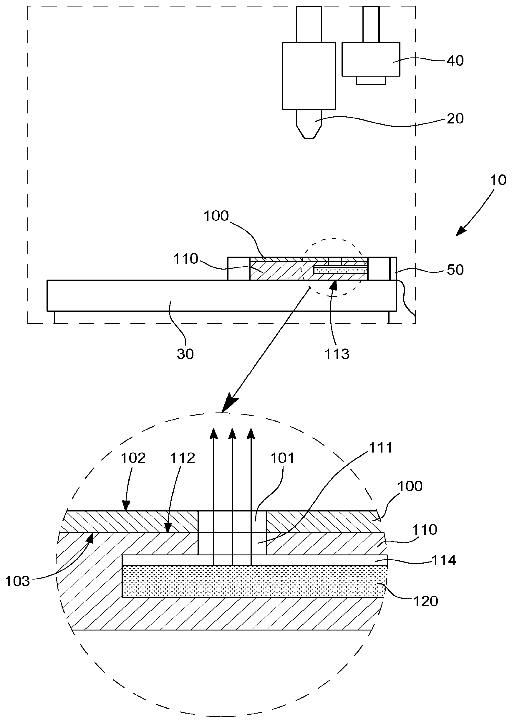 Patent US12318878 Figure 1 – Method for determining the position of a part in an orthonormal frame of reference based on a structure of a numerically controlled machine tool