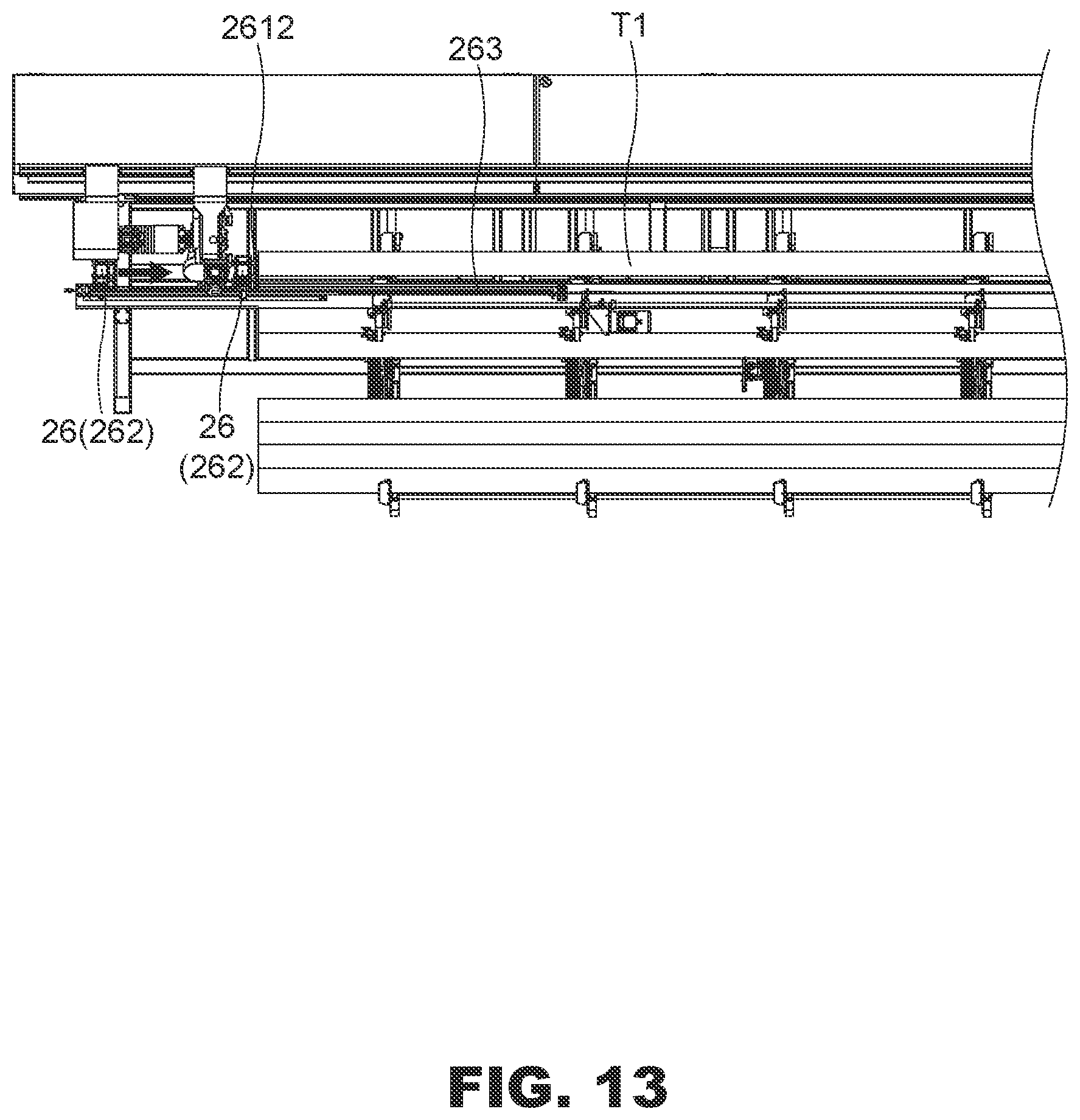 Patent US12318880 Figure 13 – Pipe feeding machine