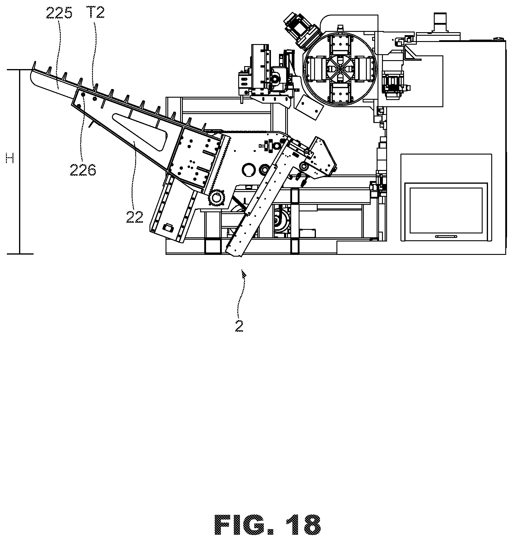 Patent US12318880 Figure 18 – Pipe feeding machine