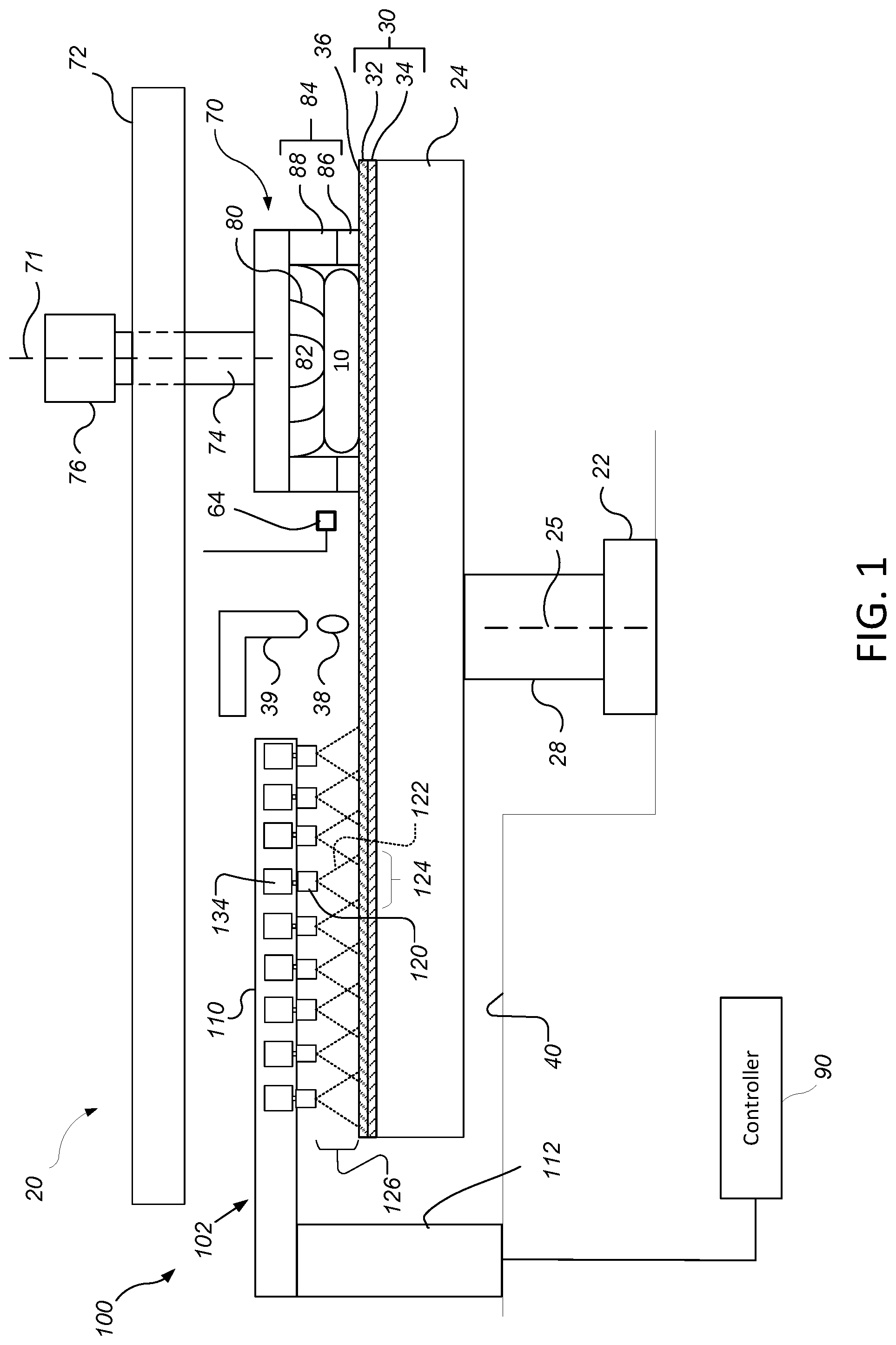 Patent US12318882 Figure 1 – Apparatus and method for CMP temperature control