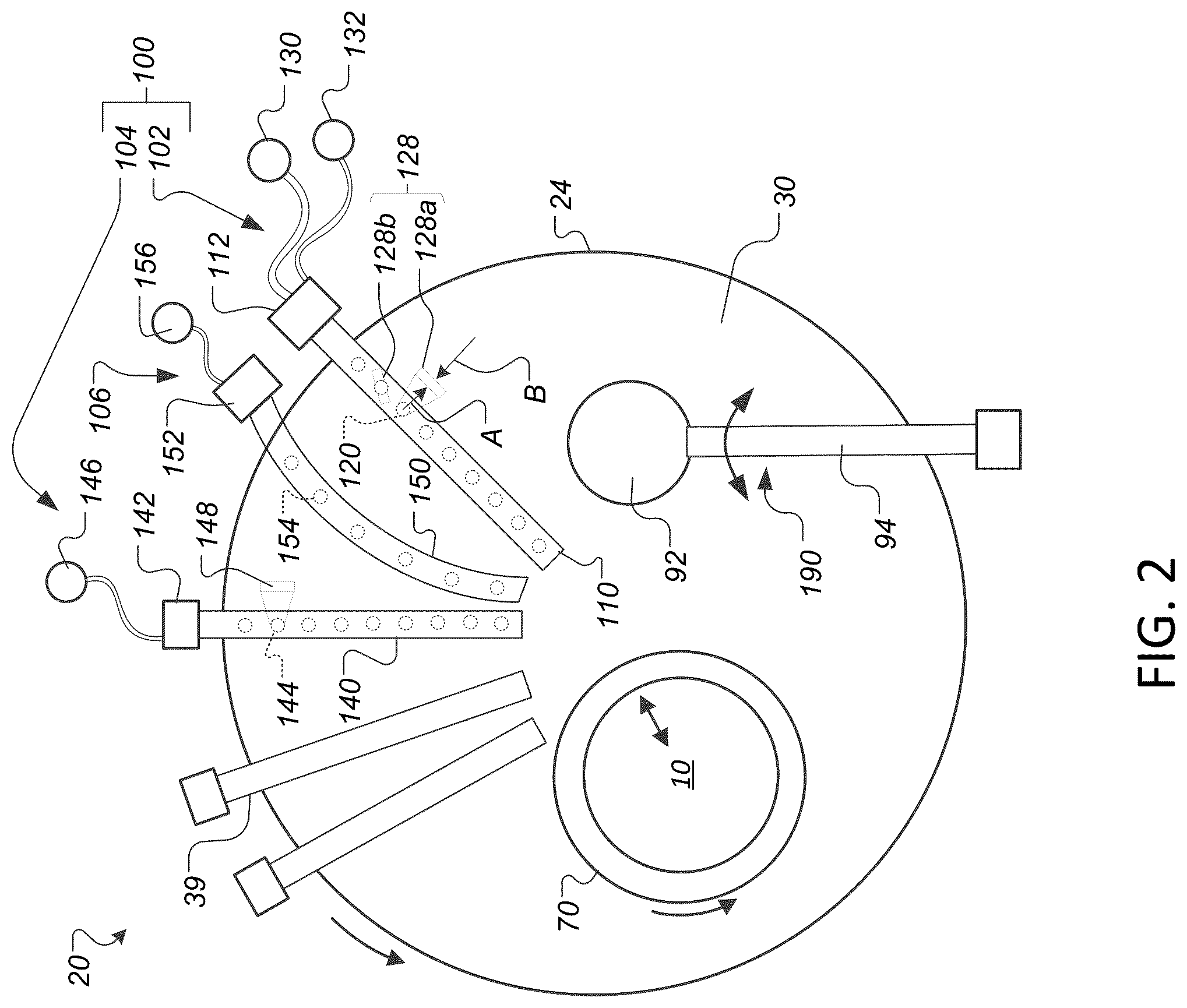 Patent US12318882 Figure 2 – Apparatus and method for CMP temperature control