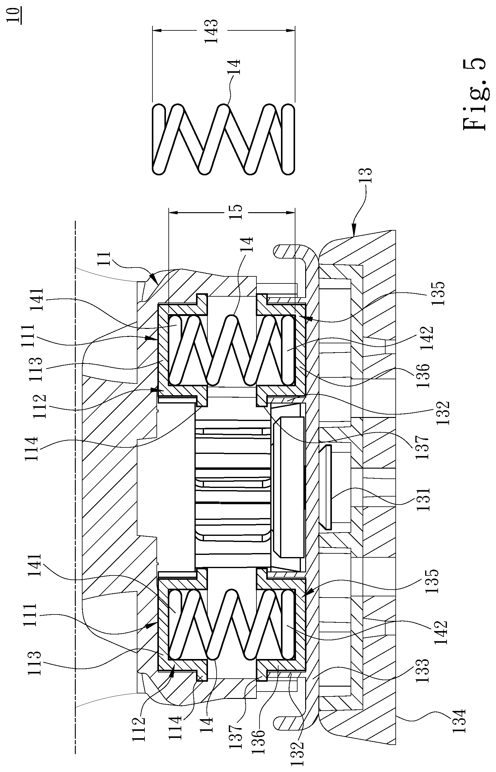 Patent US12318885 Figure 4 – Sanding disc stabilizing structure of orbital sander