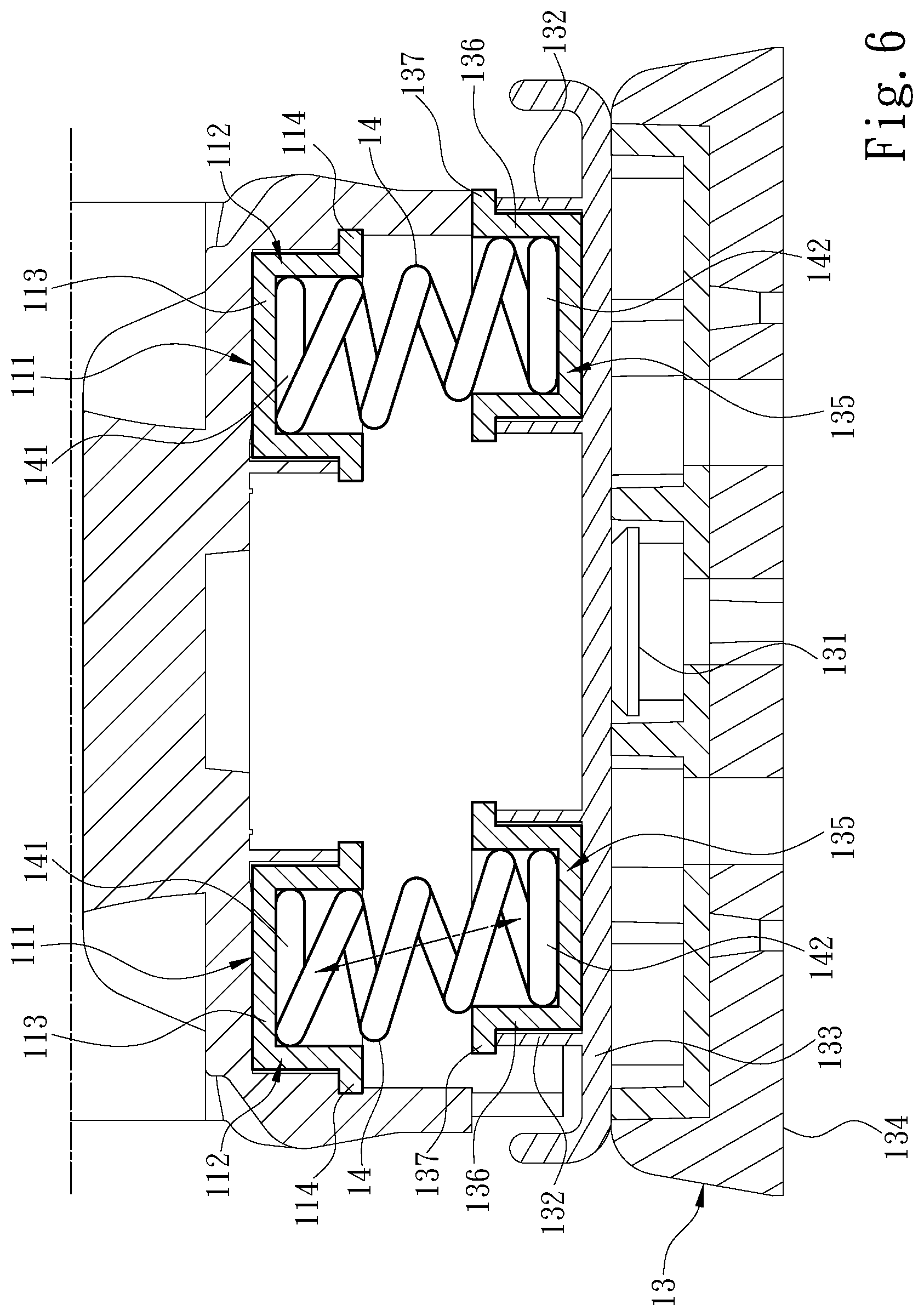 Patent US12318885 Figure 5 – Sanding disc stabilizing structure of orbital sander
