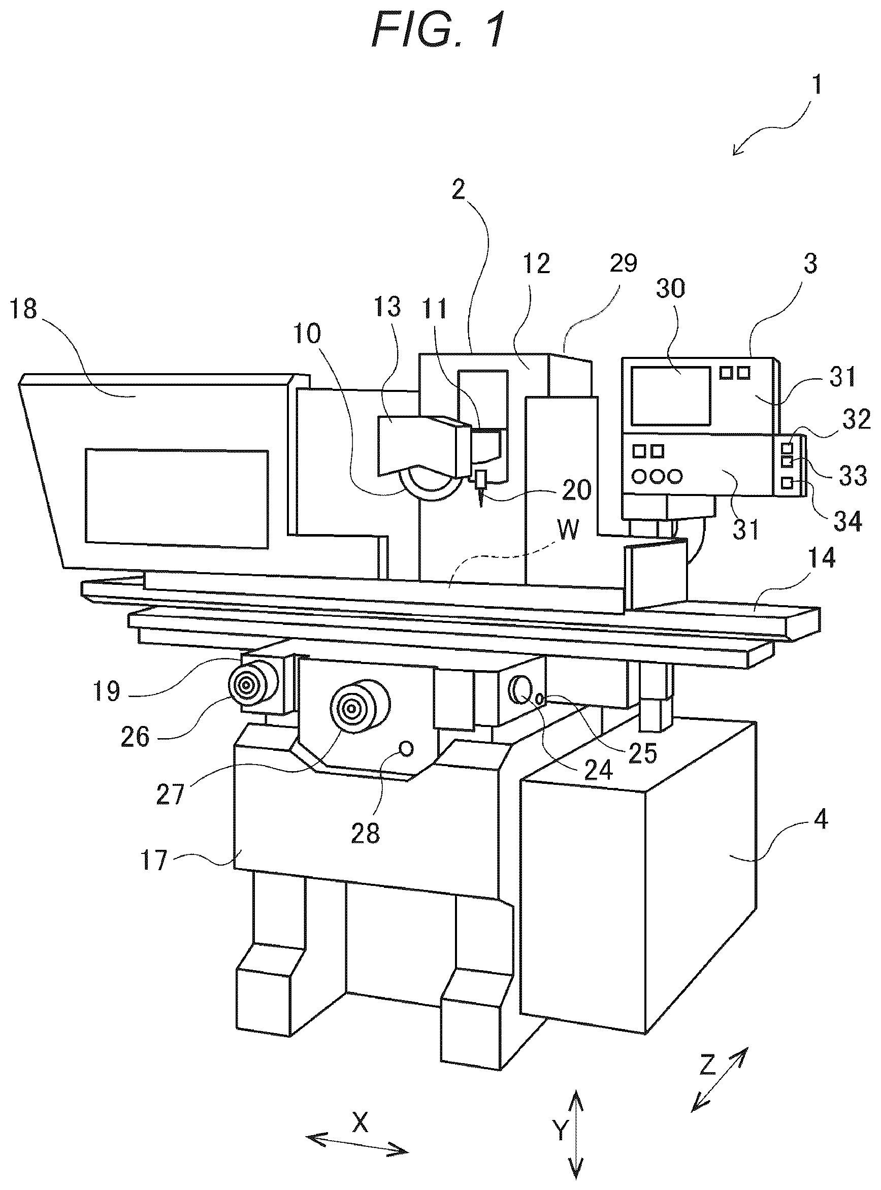 Patent US12318886 Figure 1 – Grinding apparatus