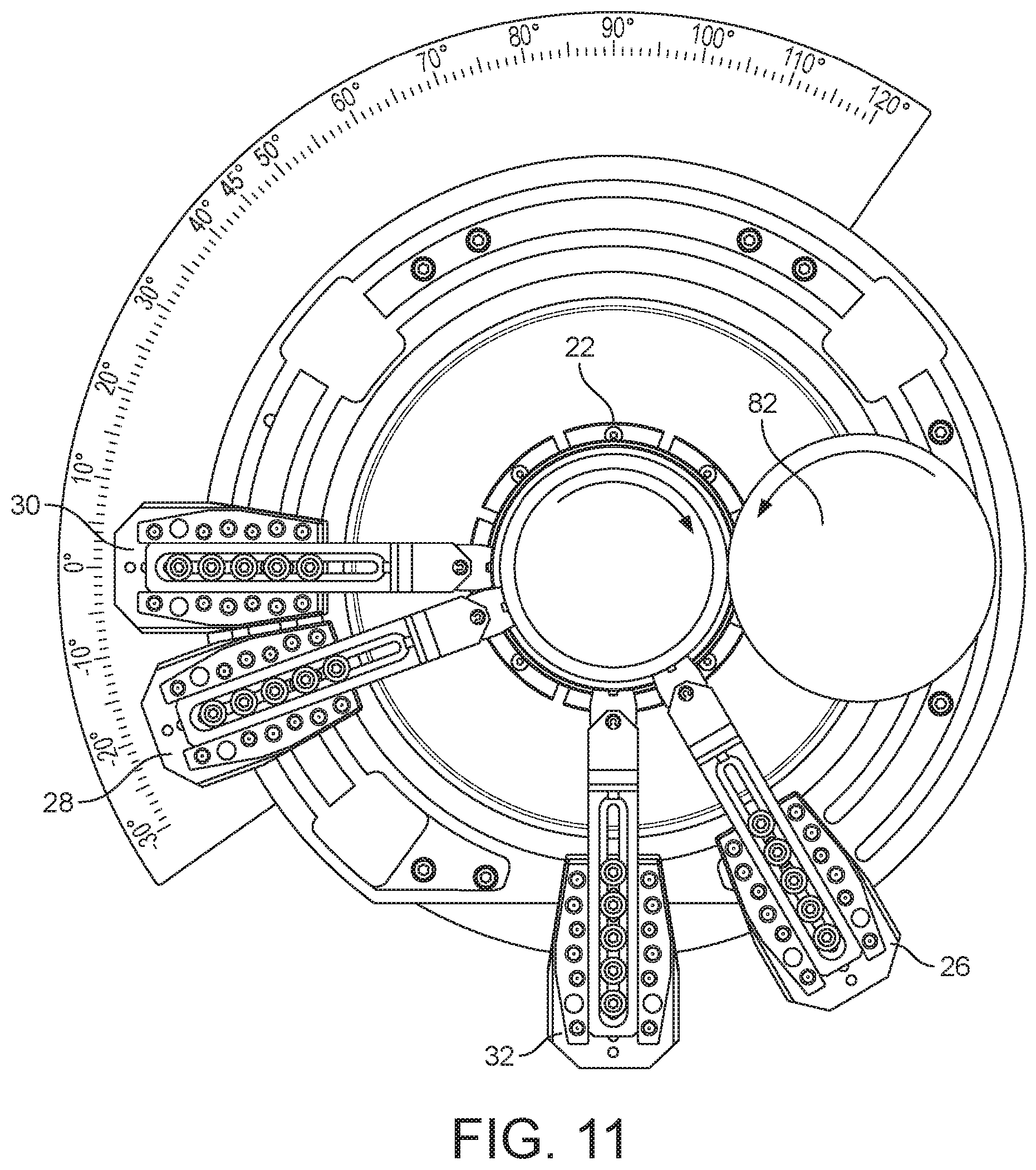 Patent US12318887 Figure 8 – Workpiece holding assembly for a grinding machine and grinding methods