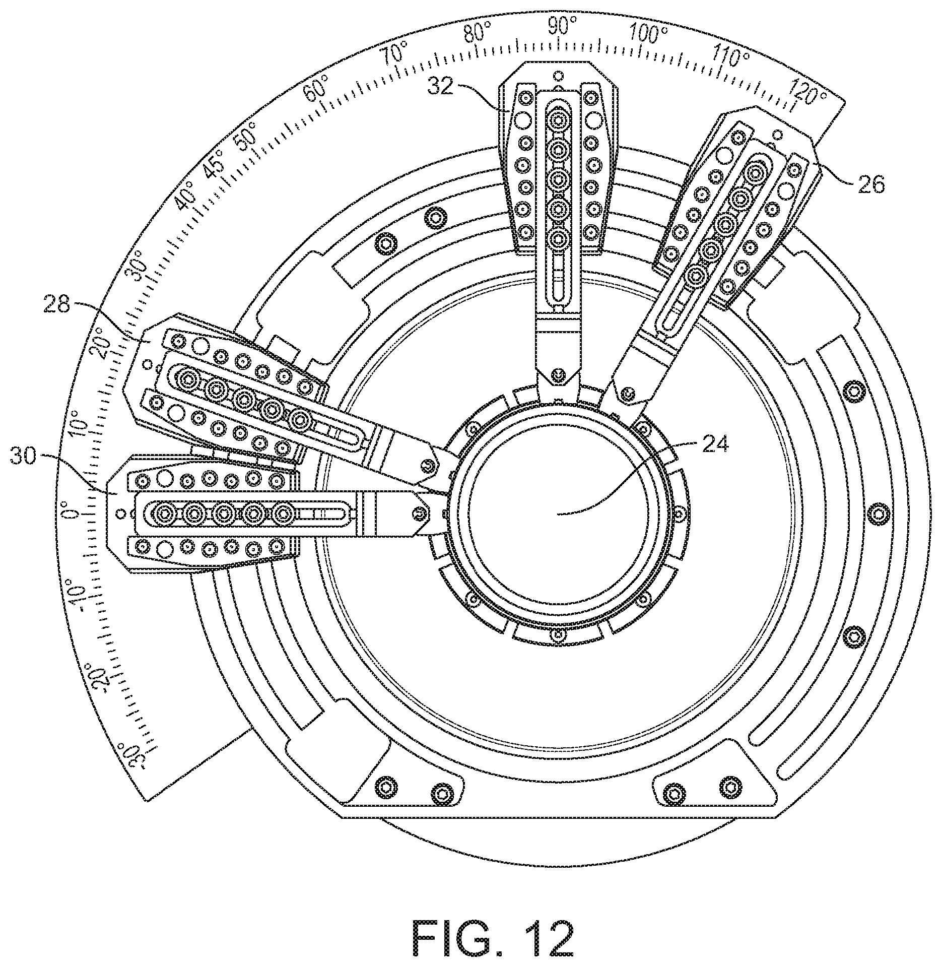 Patent US12318887 Figure 9 – Workpiece holding assembly for a grinding machine and grinding methods