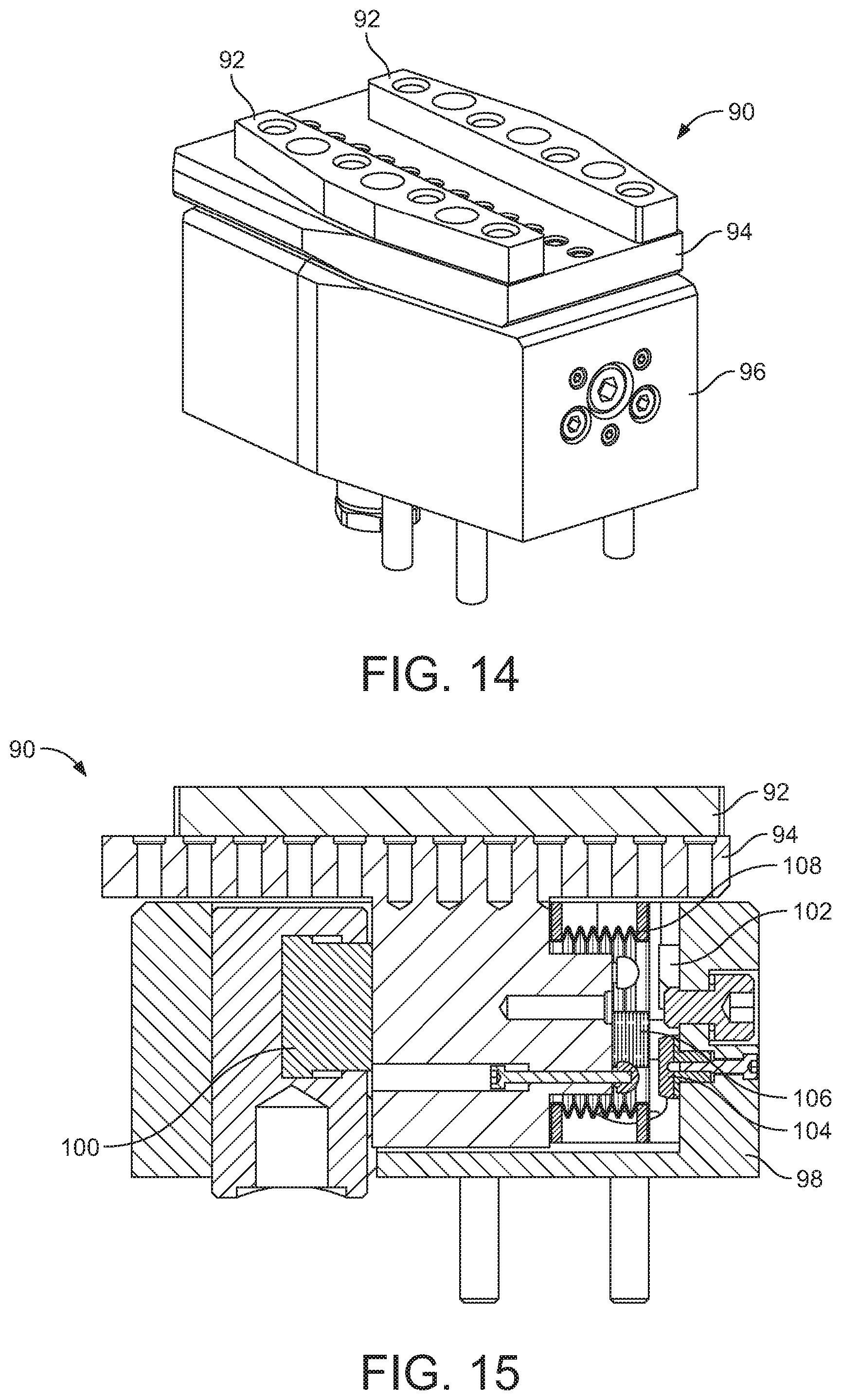 Patent US12318887 Figure 11 – Workpiece holding assembly for a grinding machine and grinding methods