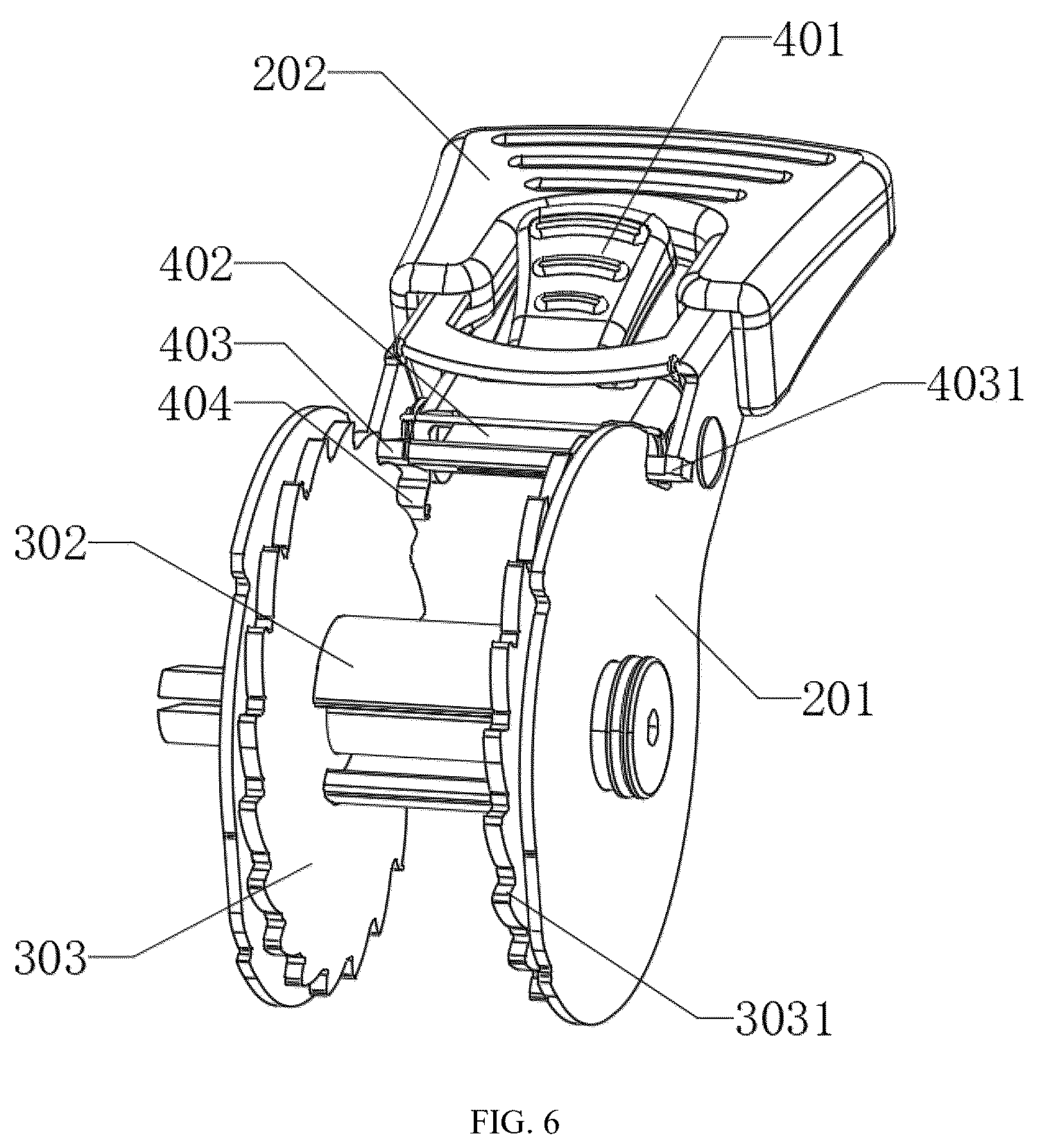 Patent US12318894 Figure 6 – Ratchet-type tensioning device