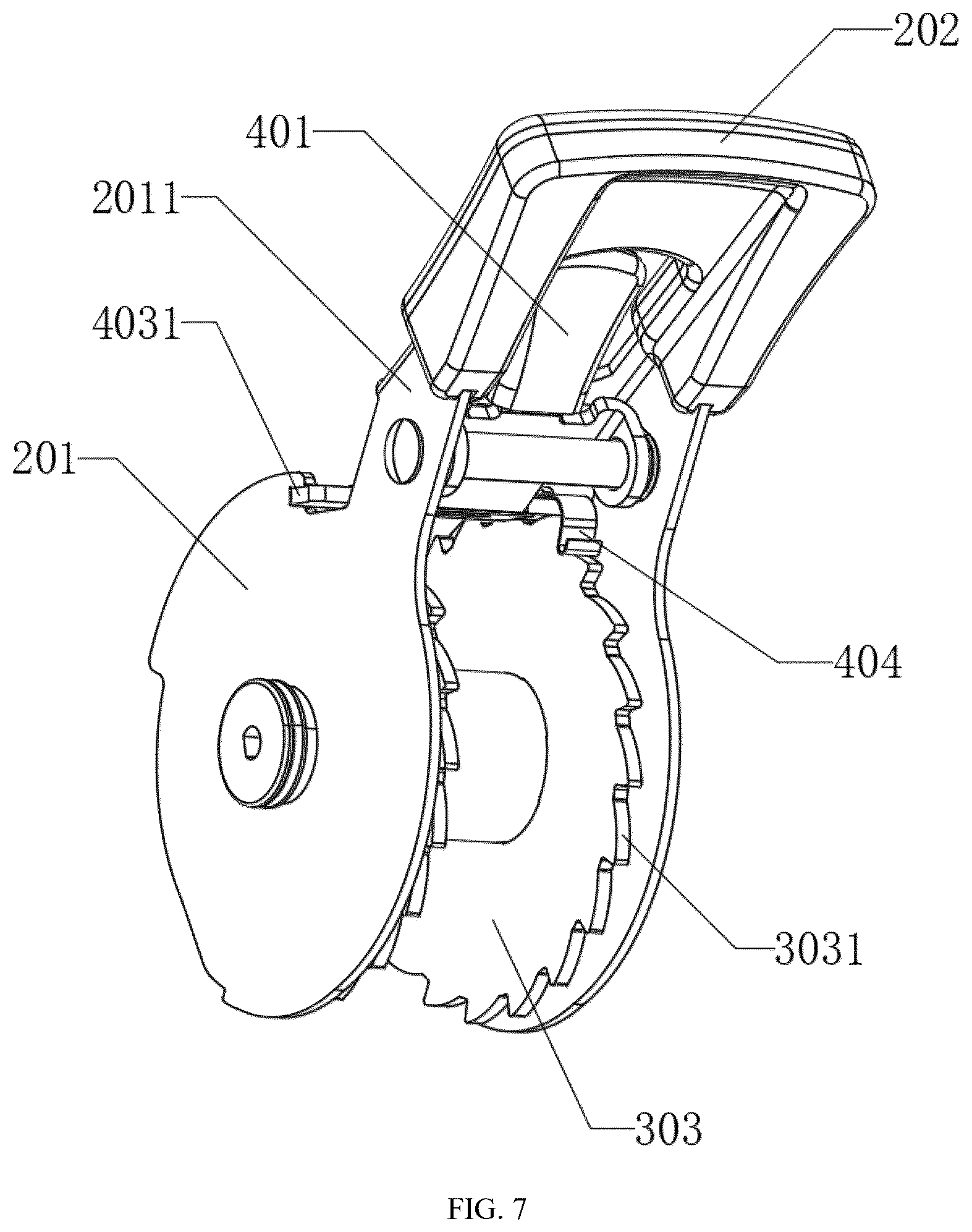 Patent US12318894 Figure 7 – Ratchet-type tensioning device