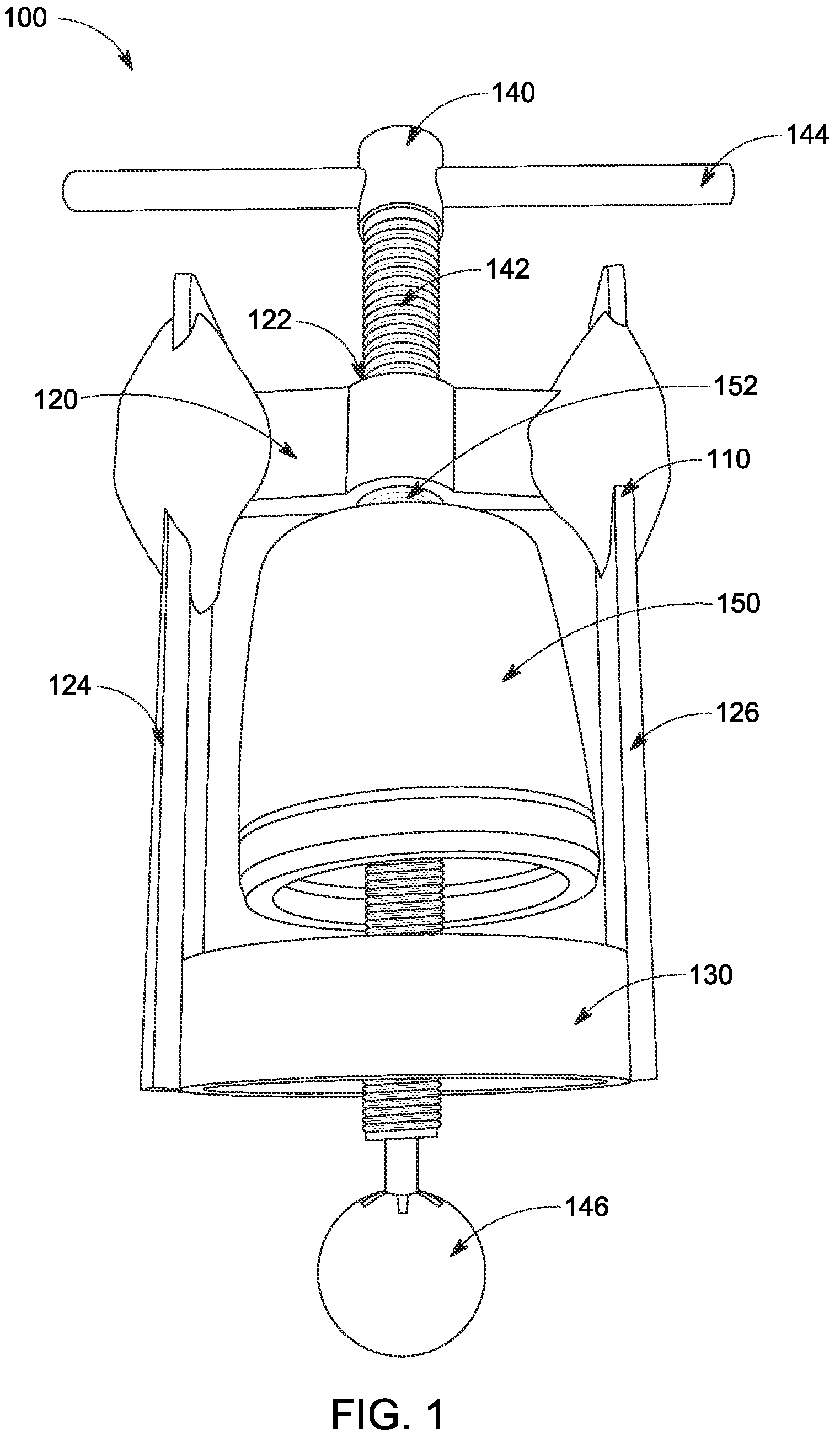 Patent US12318895 — Filter extraction tool — Figure 1