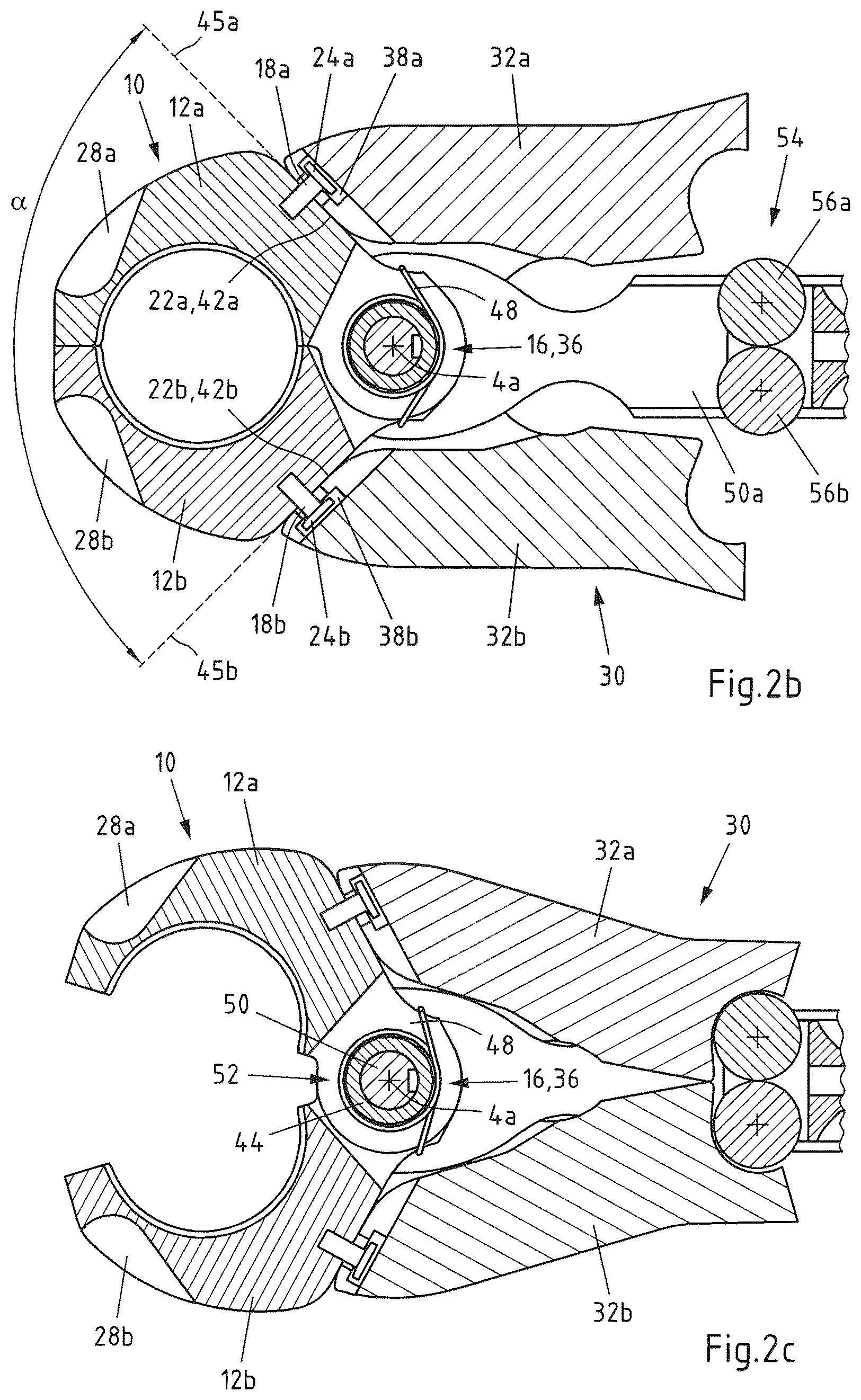 Patent US12318896 Figure 5 – Press jaw, drive press jaw, press insert and system for pressing fittings with pipes