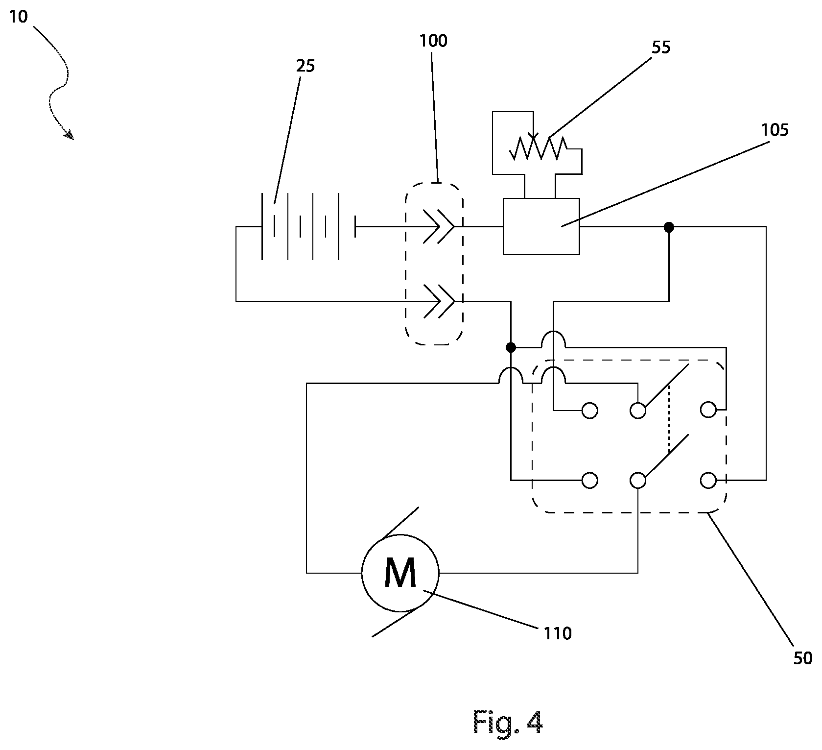 Patent US12318897 Figure 4 – Rechargeable battery powered valve spring compressor
