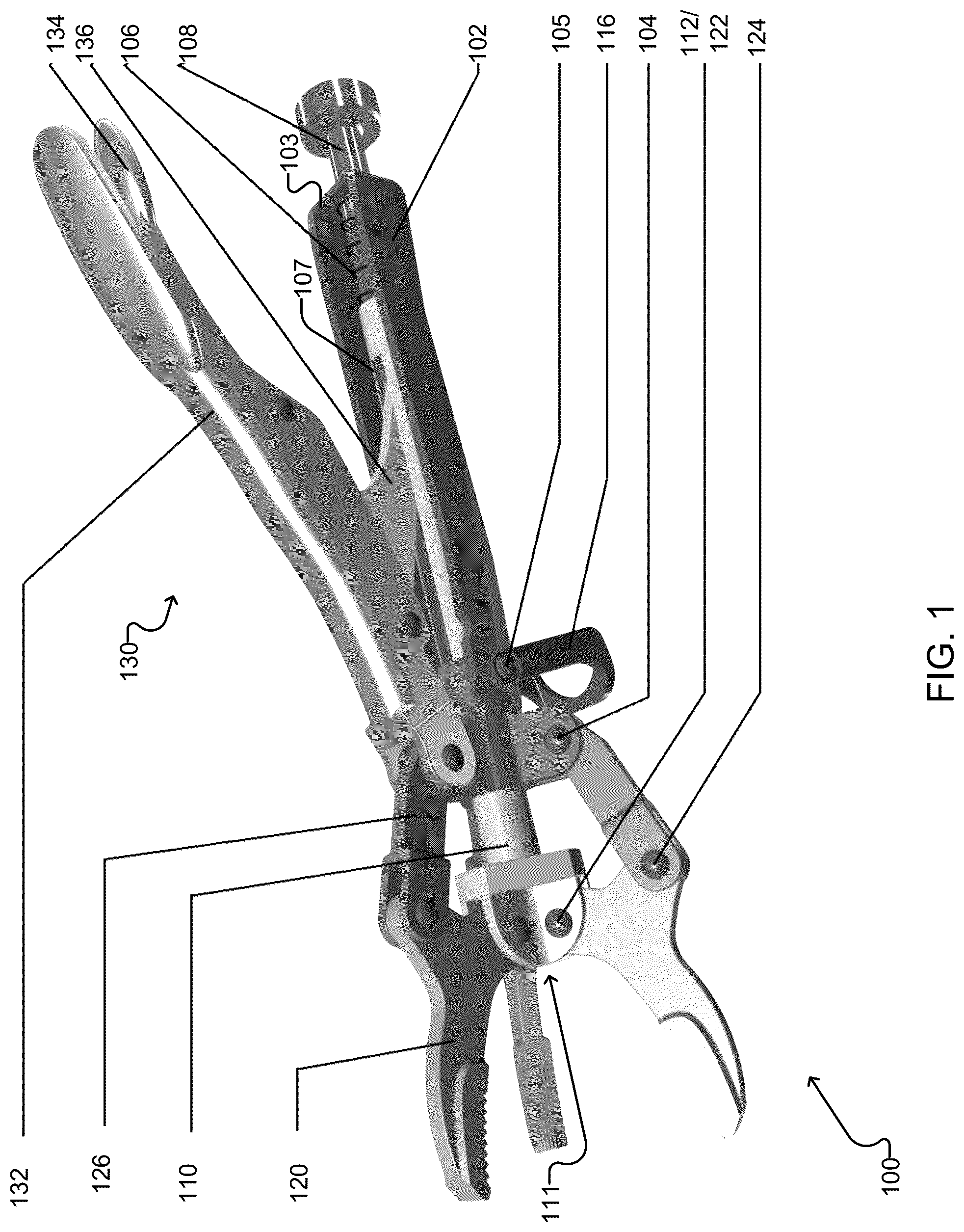 Patent US12318898 — Locking pliers and other gripping tools — Figure 1