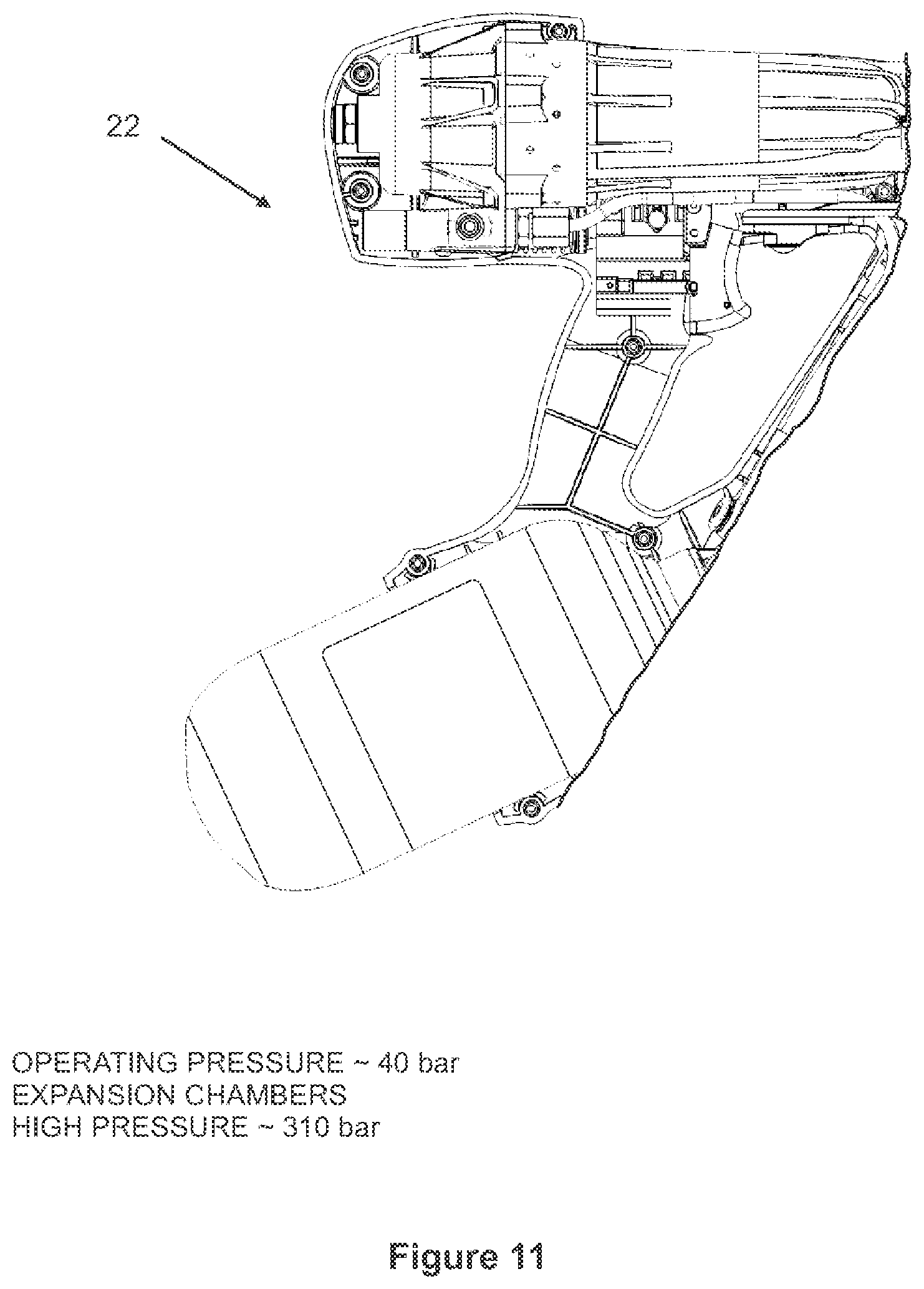 Patent US12318900 Figure 14 – Pressure response of high pressure fluid valving, apparatus and methods therefor
