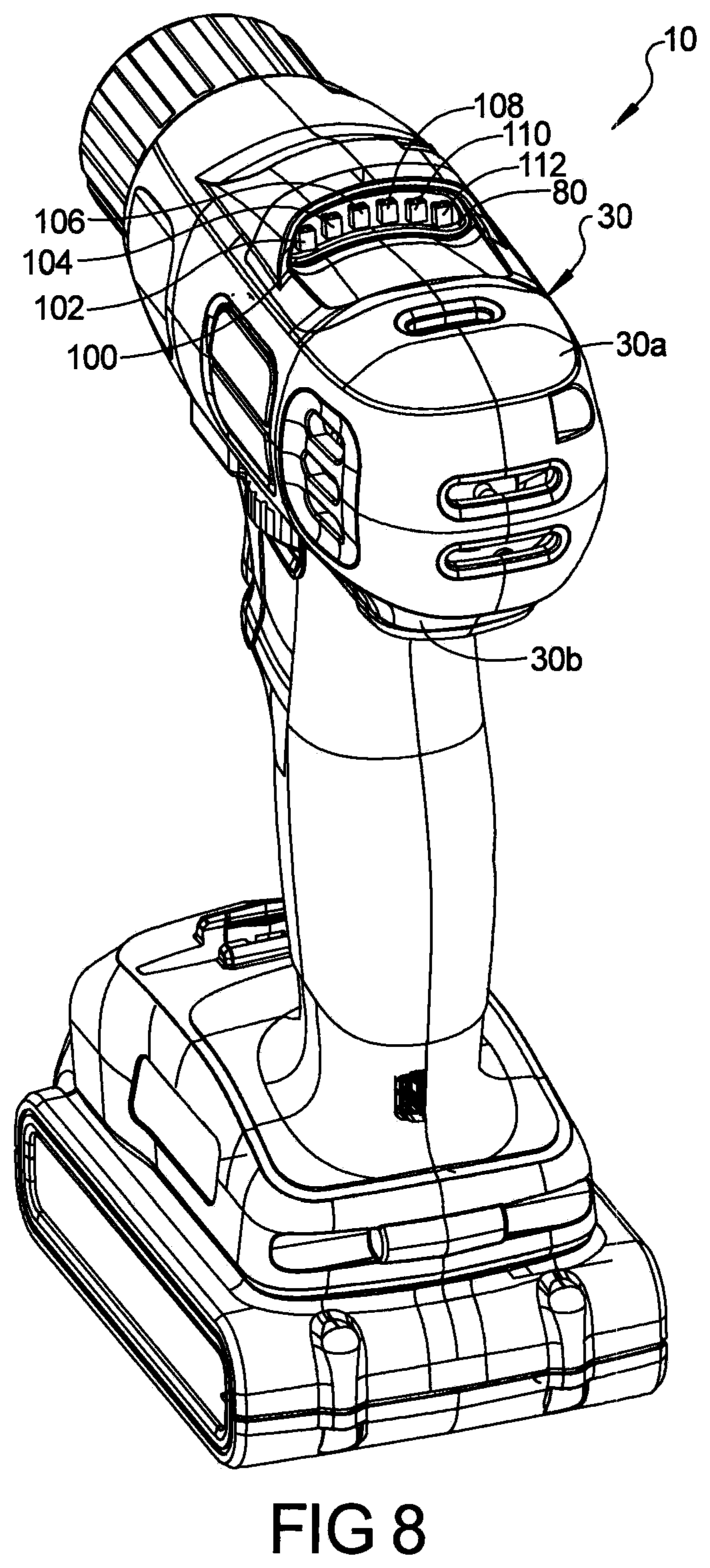 Patent US12318906 Figure 6 – Power tool having multiple operating modes