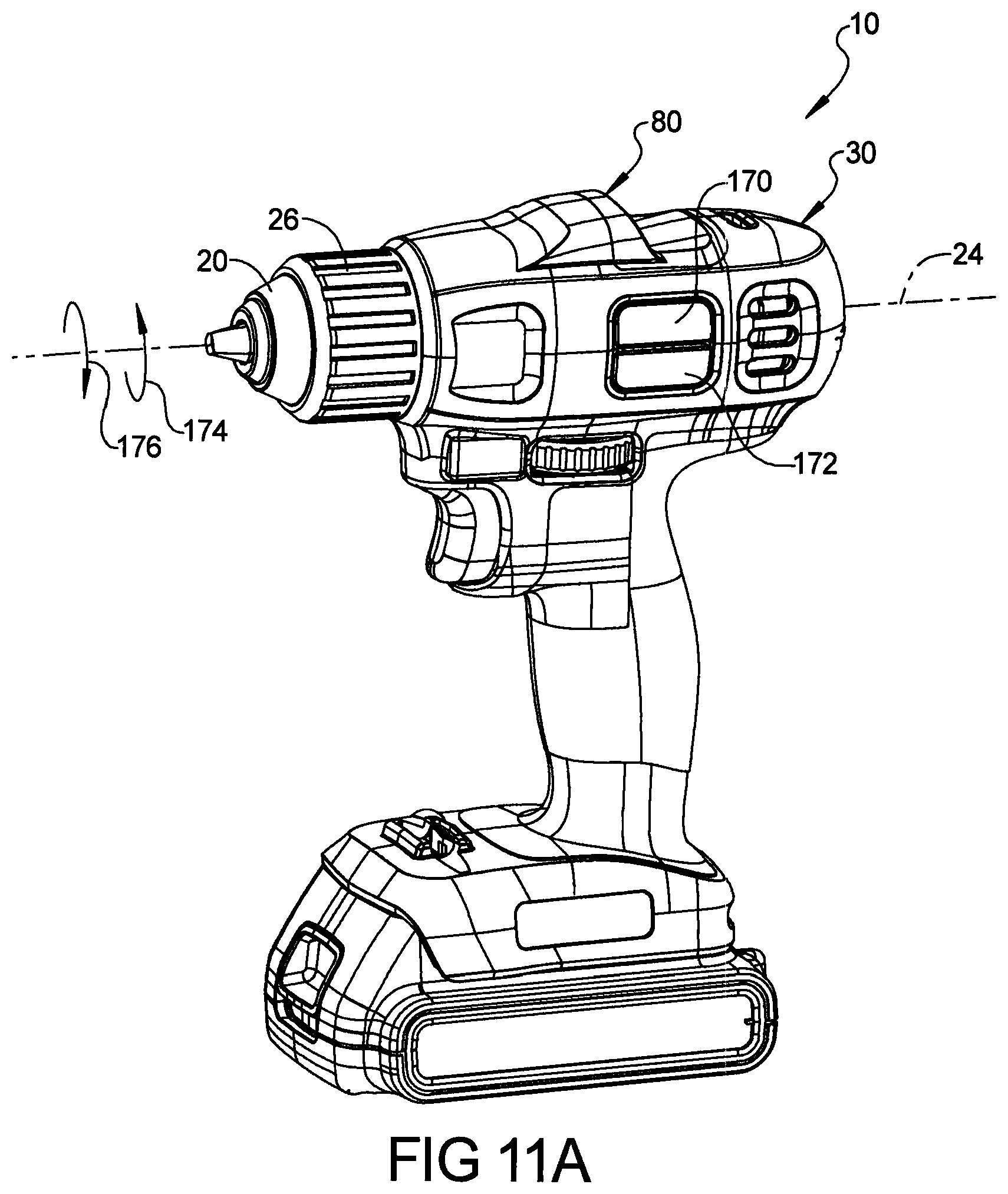 Patent US12318906 Figure 10 – Power tool having multiple operating modes