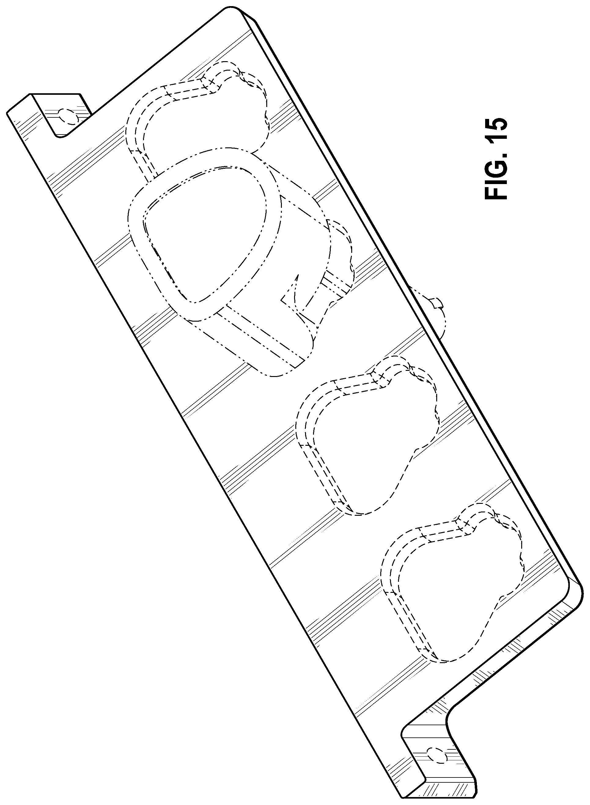 Patent US12318909 Figure 10 – Power tool and battery support racks and methods of manufacturing