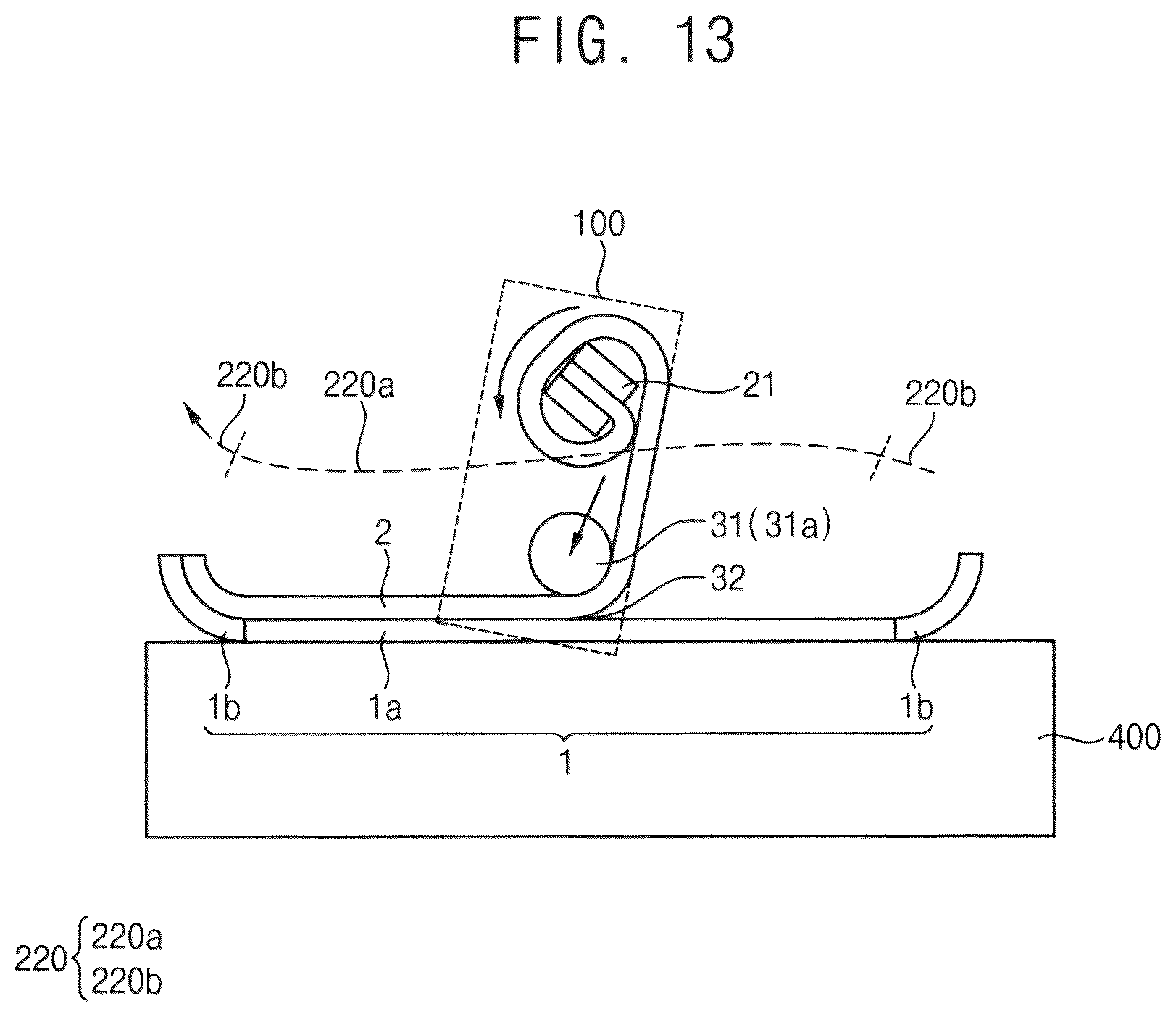 Patent US12318911 Figure 11 – Film peeling apparatus and film peeling method using the same