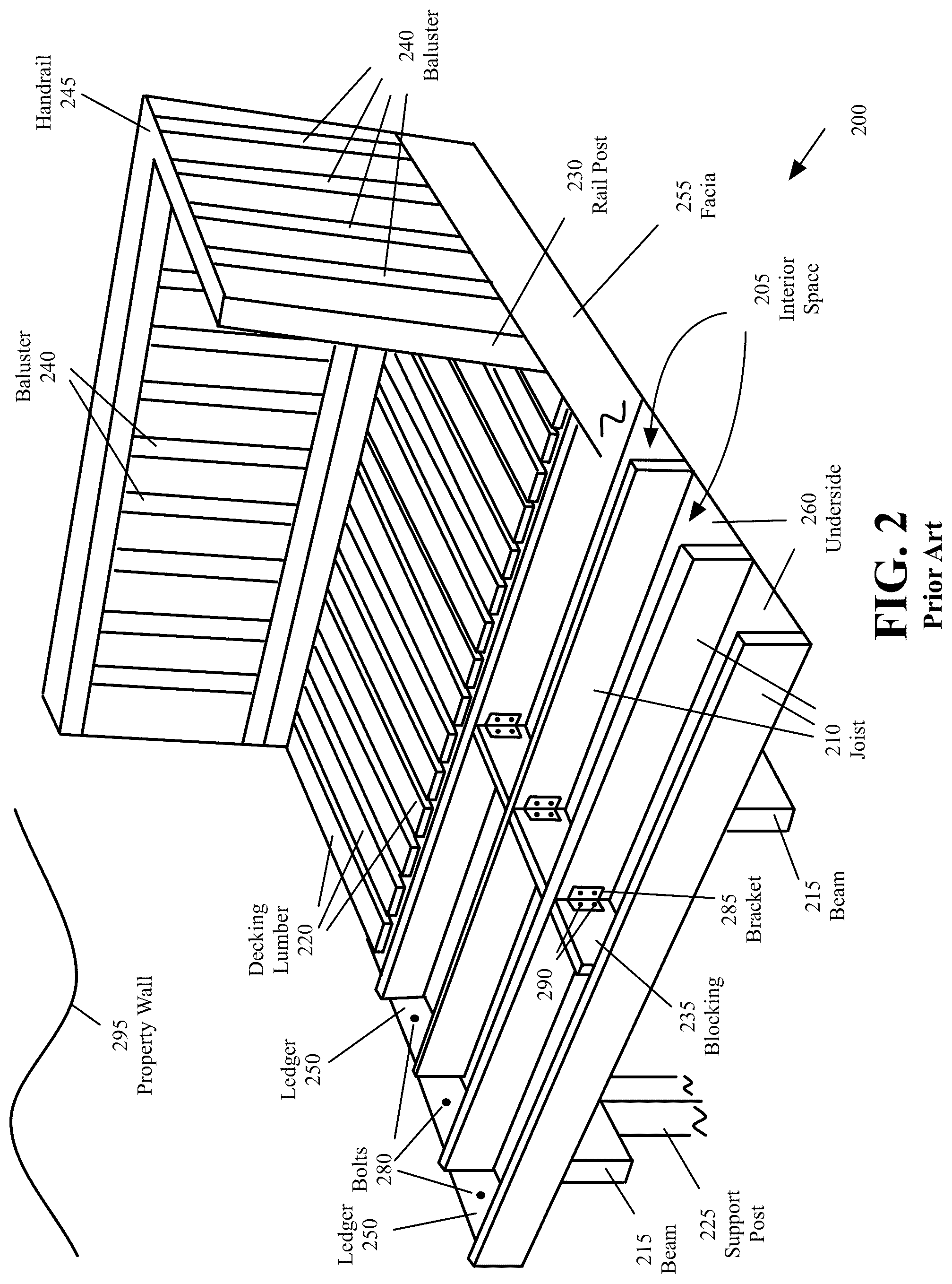 Patent US12318912 Figure 3 – System and method for inspecting and maintaining the exterior elevated elements of building structures