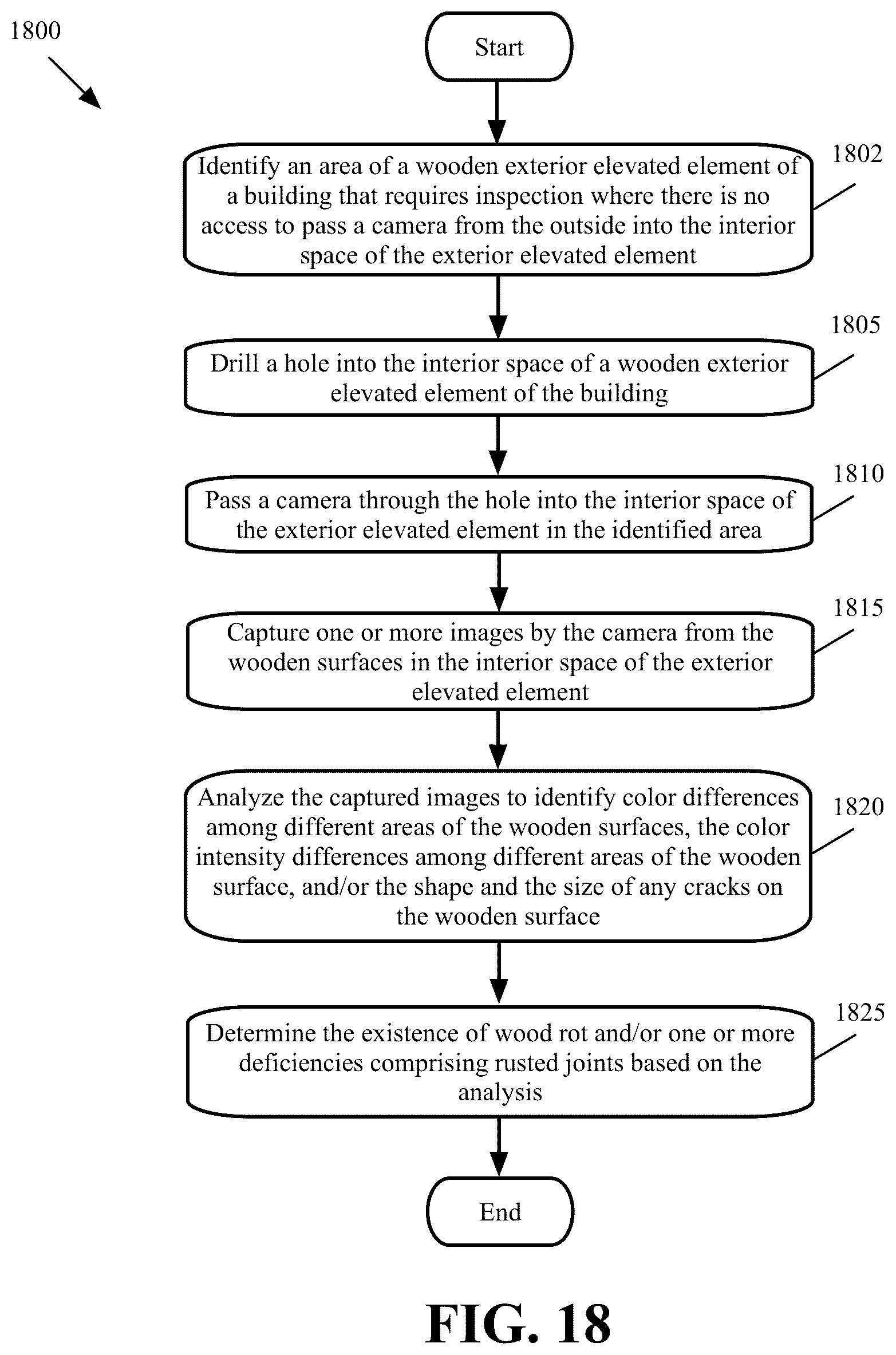 Patent US12318912 Figure 15 – System and method for inspecting and maintaining the exterior elevated elements of building structures