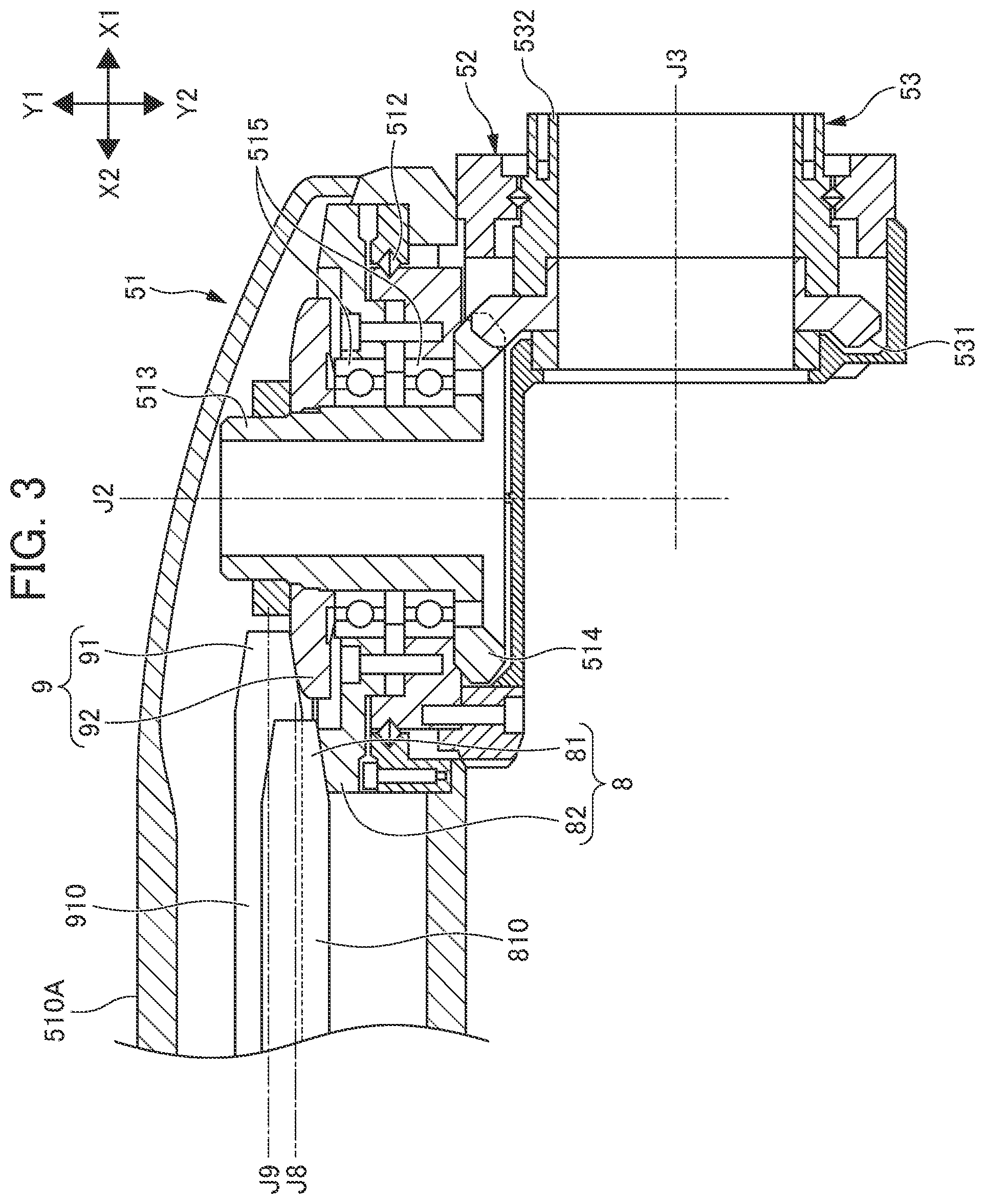 Patent US12318919 Figure 4 – Arm structure of industrial robot
