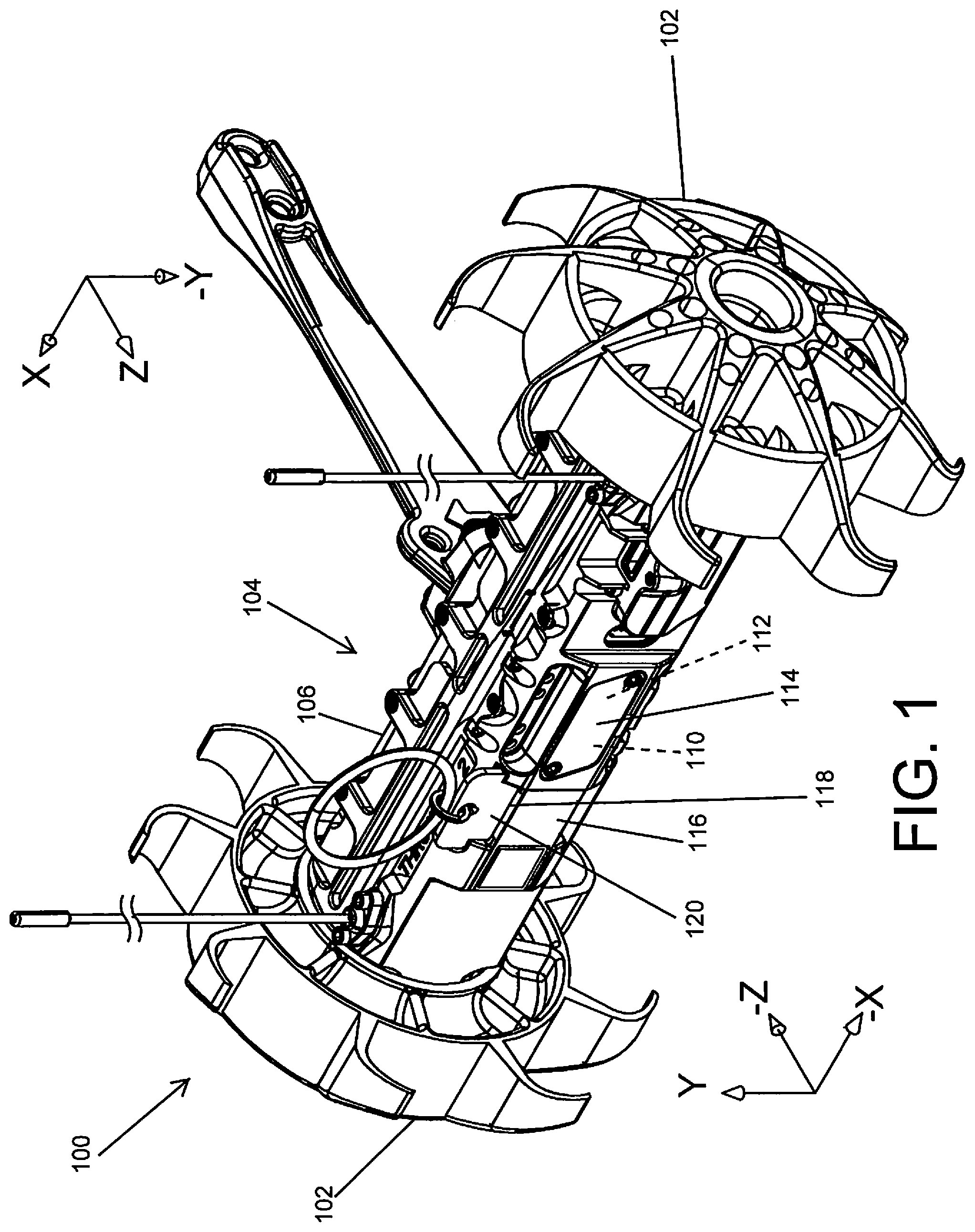 Patent US12318922 Figure 1 – Magnetic lock with throwable robot